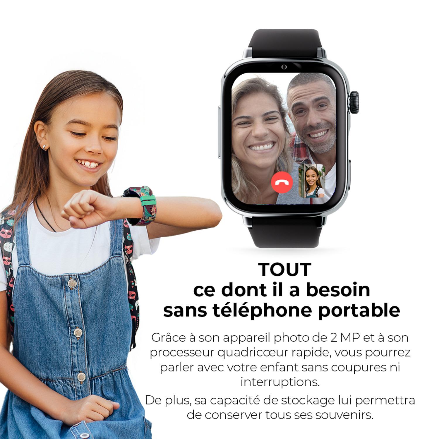 Voir la diapositive 9 : SAVEFAMILY Montre connectée Watch Plus 2 Cadran Noir - Loop