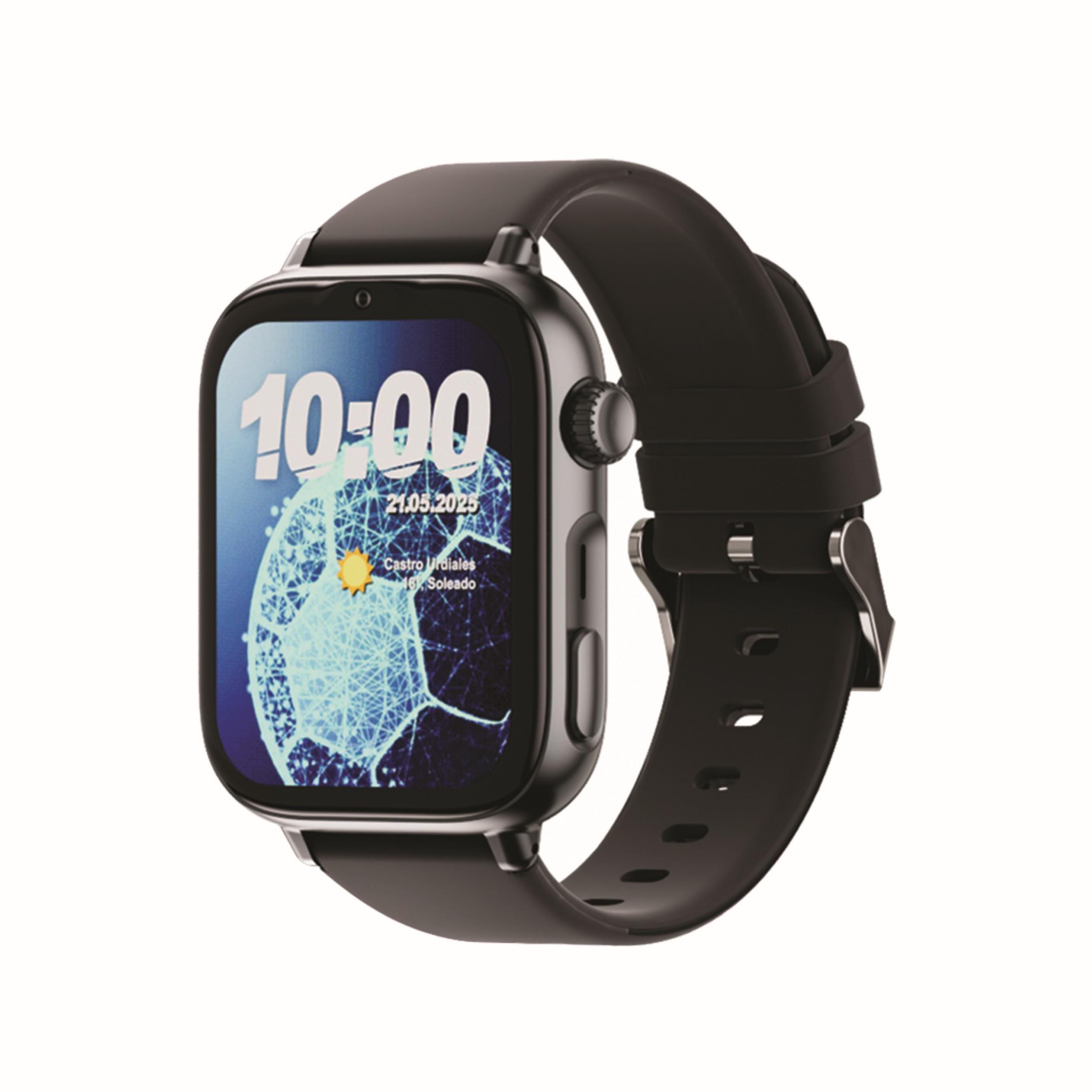 SAVEFAMILY Montre connectée Watch Plus 2 Cadran Noir - Noir