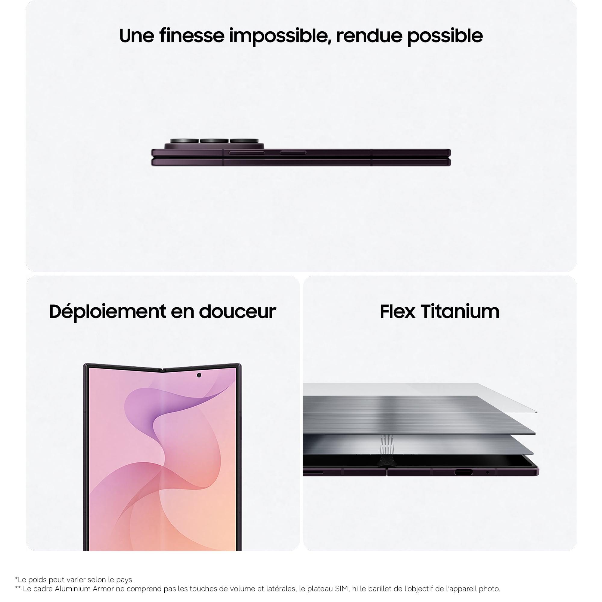 Voir la diapositive 5 : SAMSUNG Galaxy Z Fold8 Ultra 1To - Violet