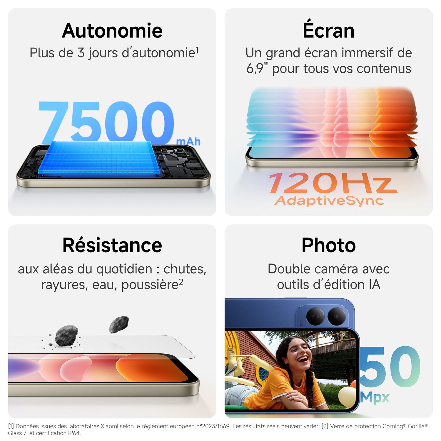 Voir la diapositive 3 : XIAOMI Redmi 17 5G 128Go - Noir