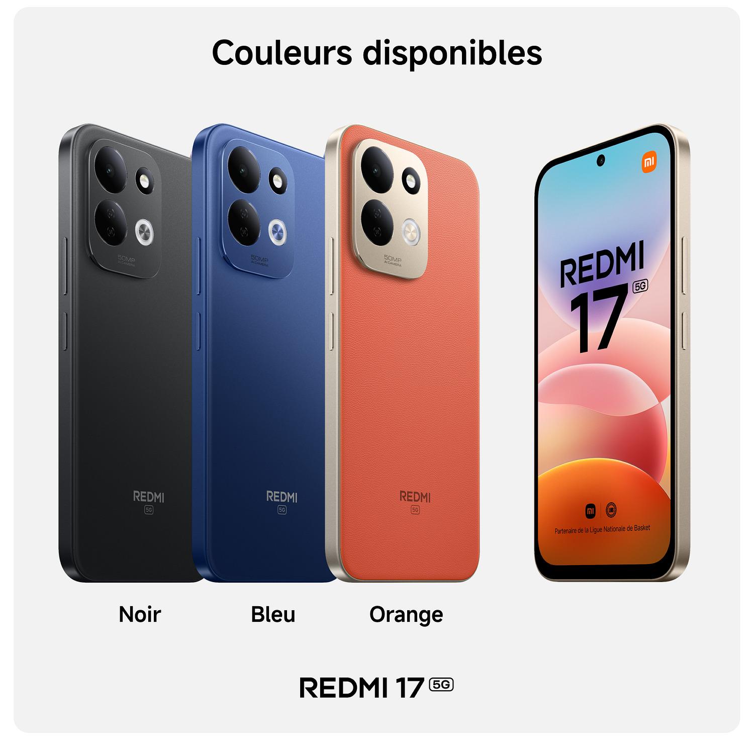 Voir la diapositive 7 : XIAOMI Redmi 17 5G 128Go - Noir