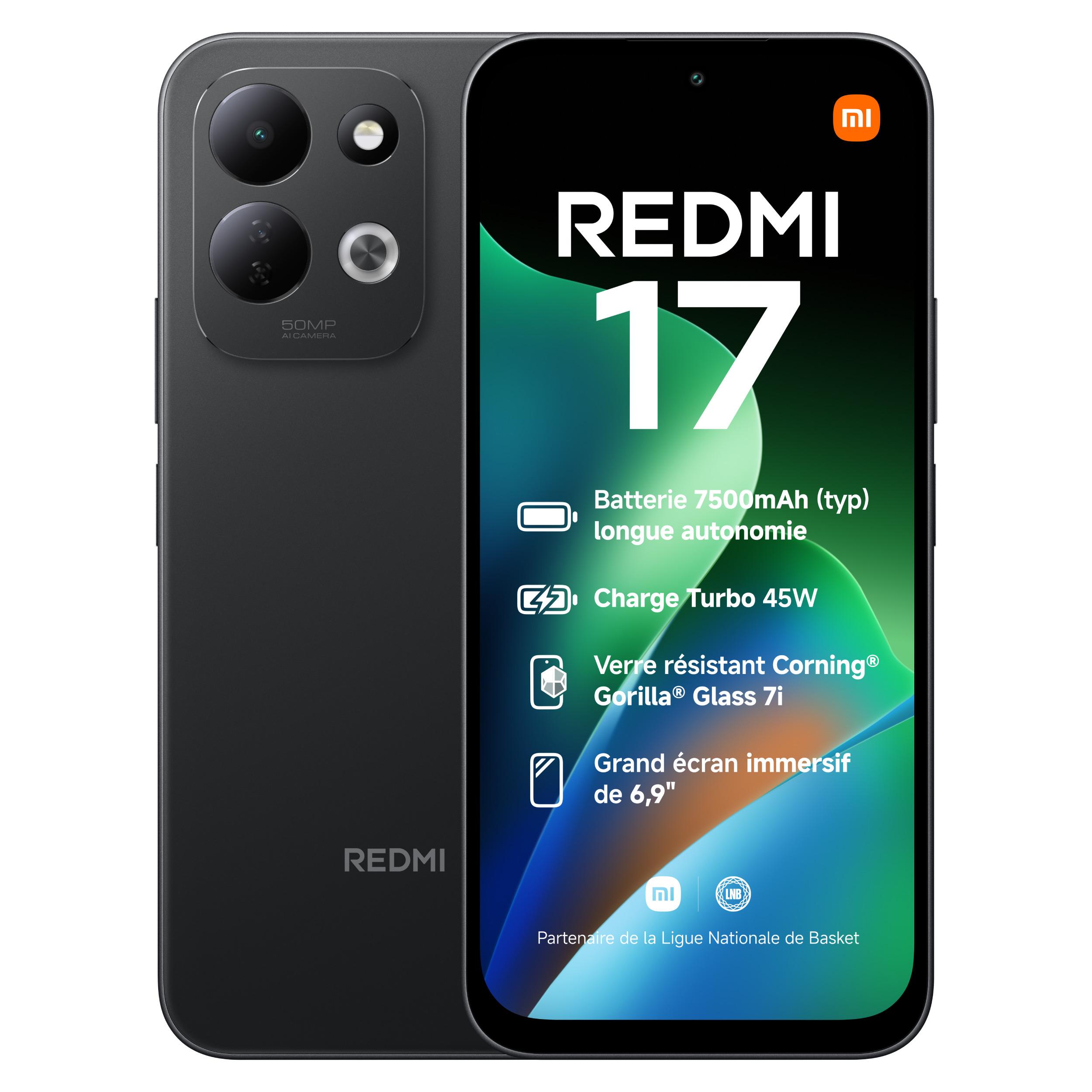 XIAOMI Redmi 17 4G 128Go - Noir