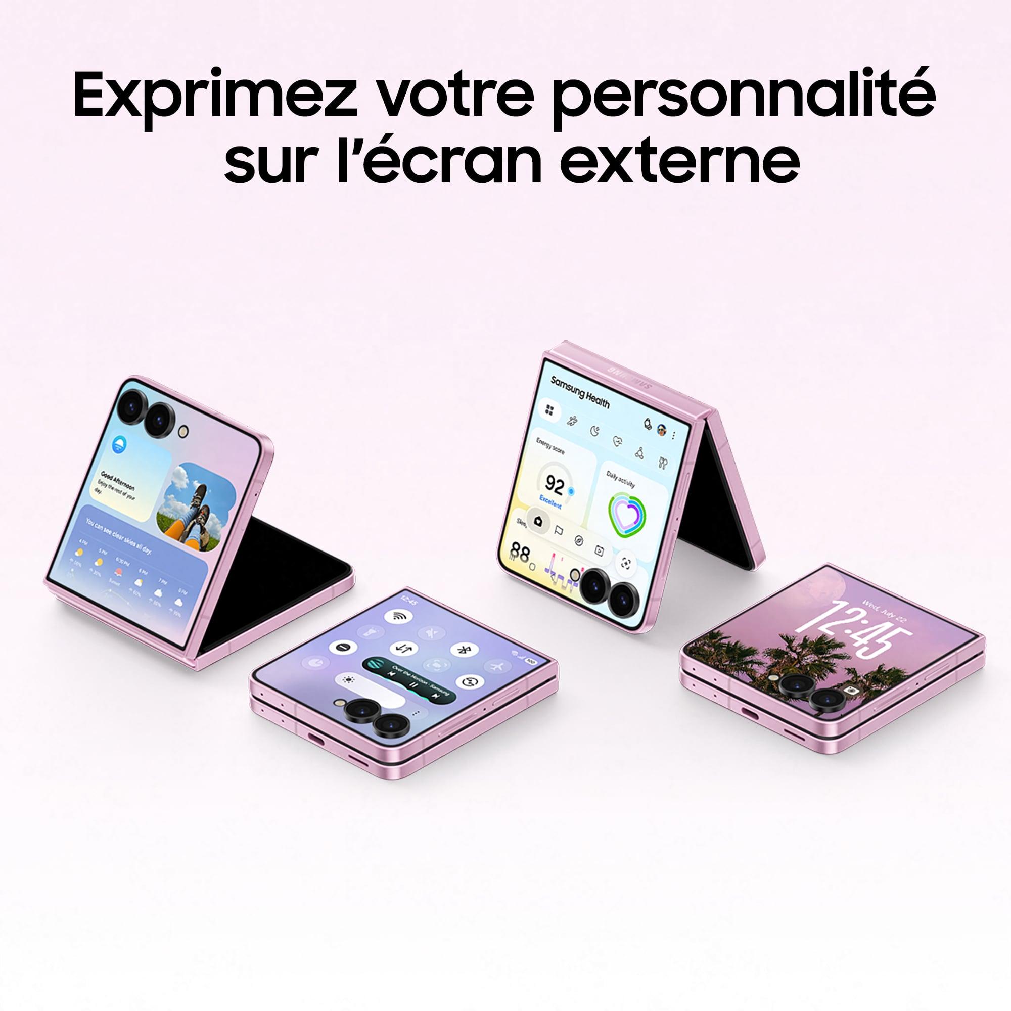 Voir la diapositive 7 : SAMSUNG Galaxy Z Flip8 512Go - Rose