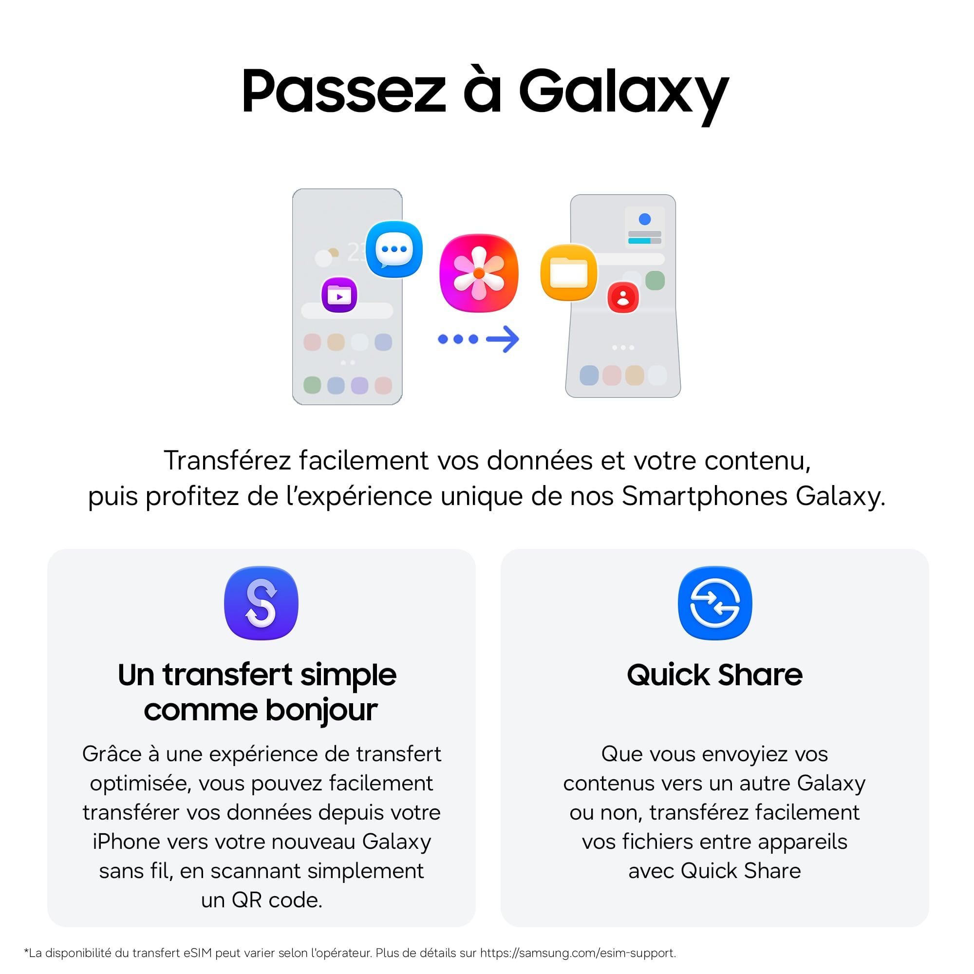 Voir la diapositive 8 : SAMSUNG Galaxy Z Flip8 512Go - Rose