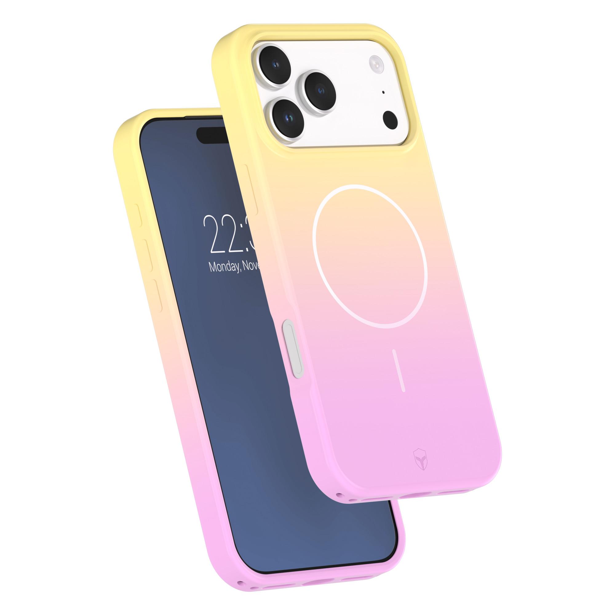 Voir la diapositive 2 : BIGBEN Coque Silicone Magsafe pour Apple iPhone 17 Pro Max - Vanilla Sky