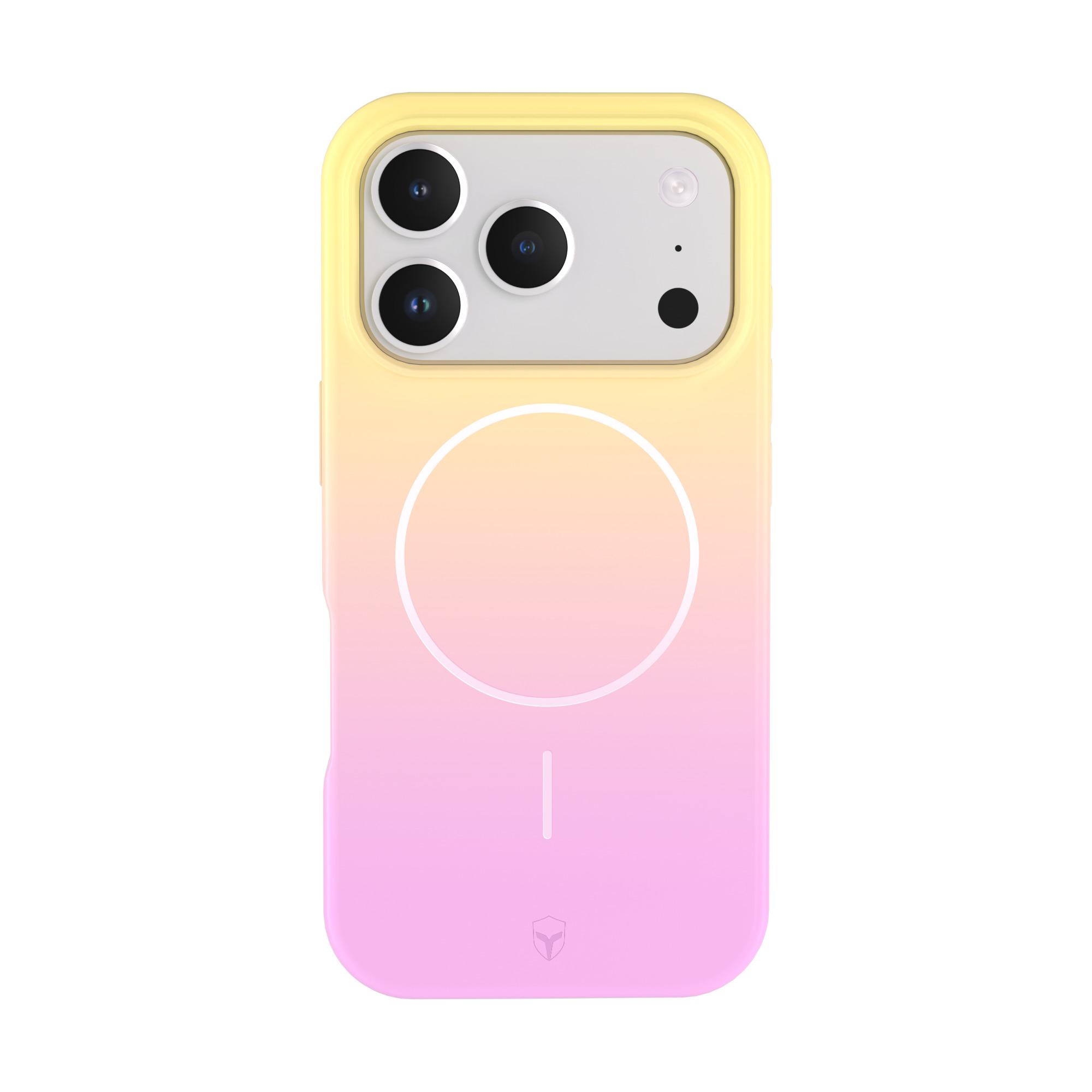 BIGBEN Coque Silicone Magsafe pour Apple iPhone 17 Pro - Vanilla Sky
