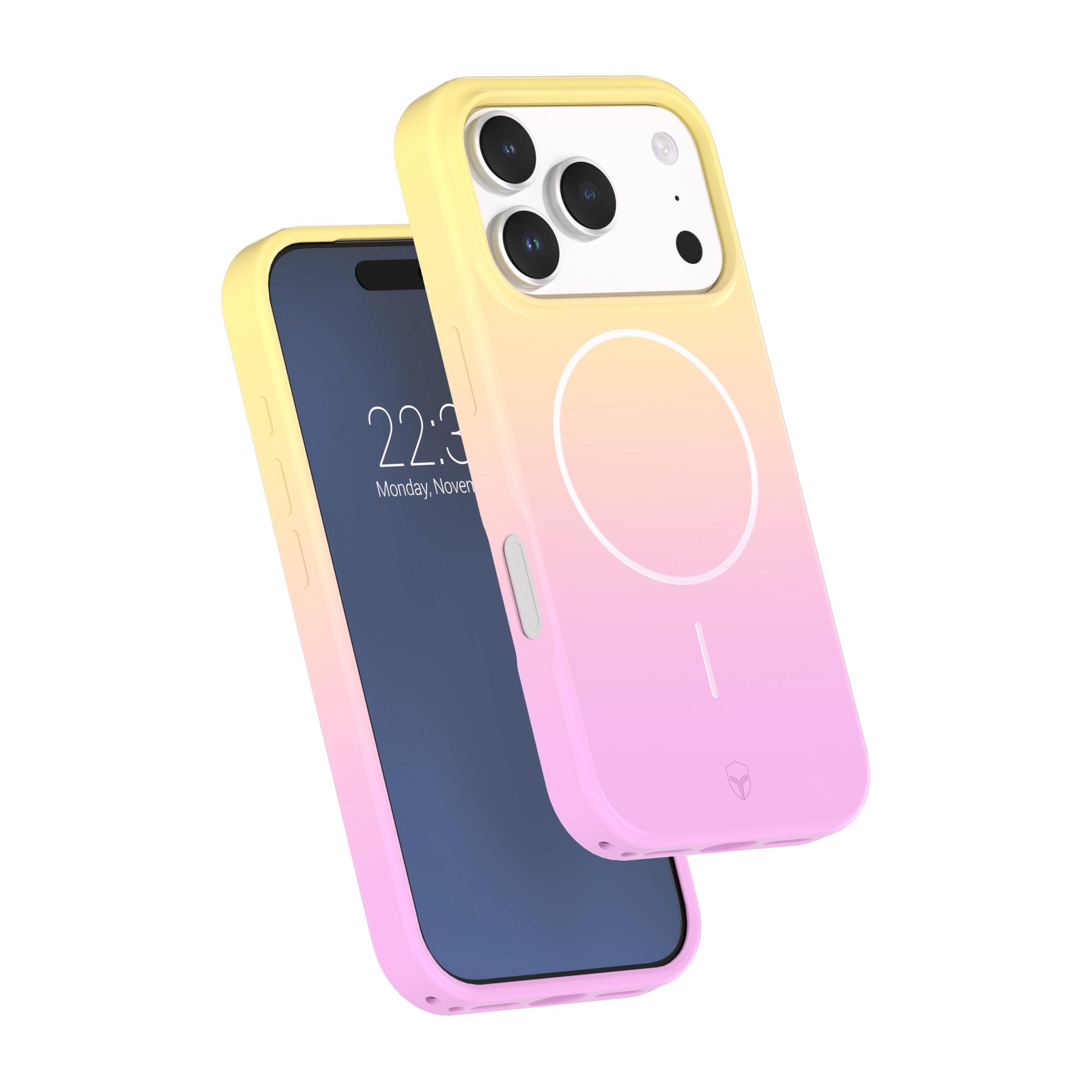 Voir la diapositive 2 : BIGBEN Coque Silicone Magsafe pour Apple iPhone 17 Pro - Vanilla Sky