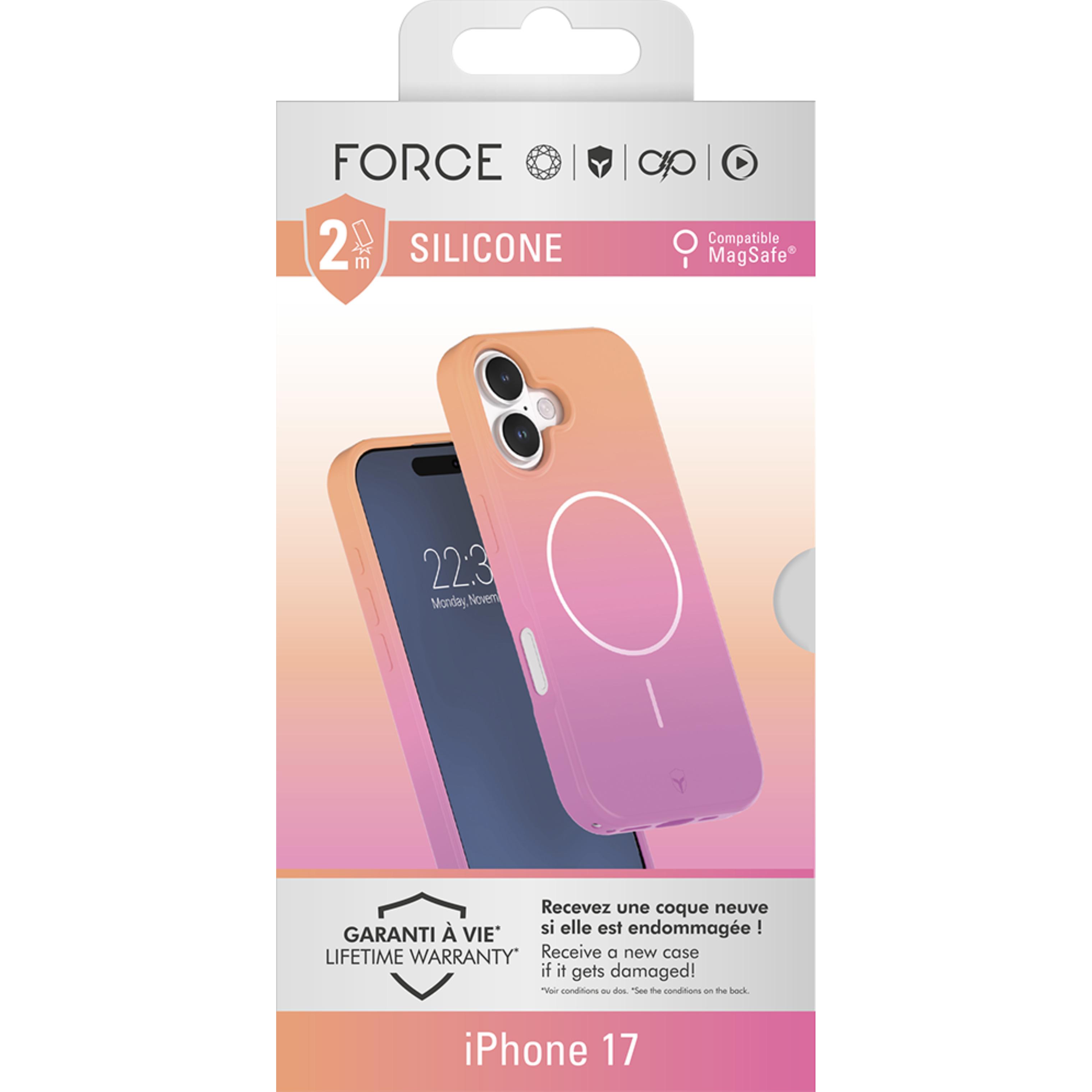 Voir la diapositive 4 : BIGBEN Coque Silicone Magsafe pour Apple iPhone 17 - Juicy Pop