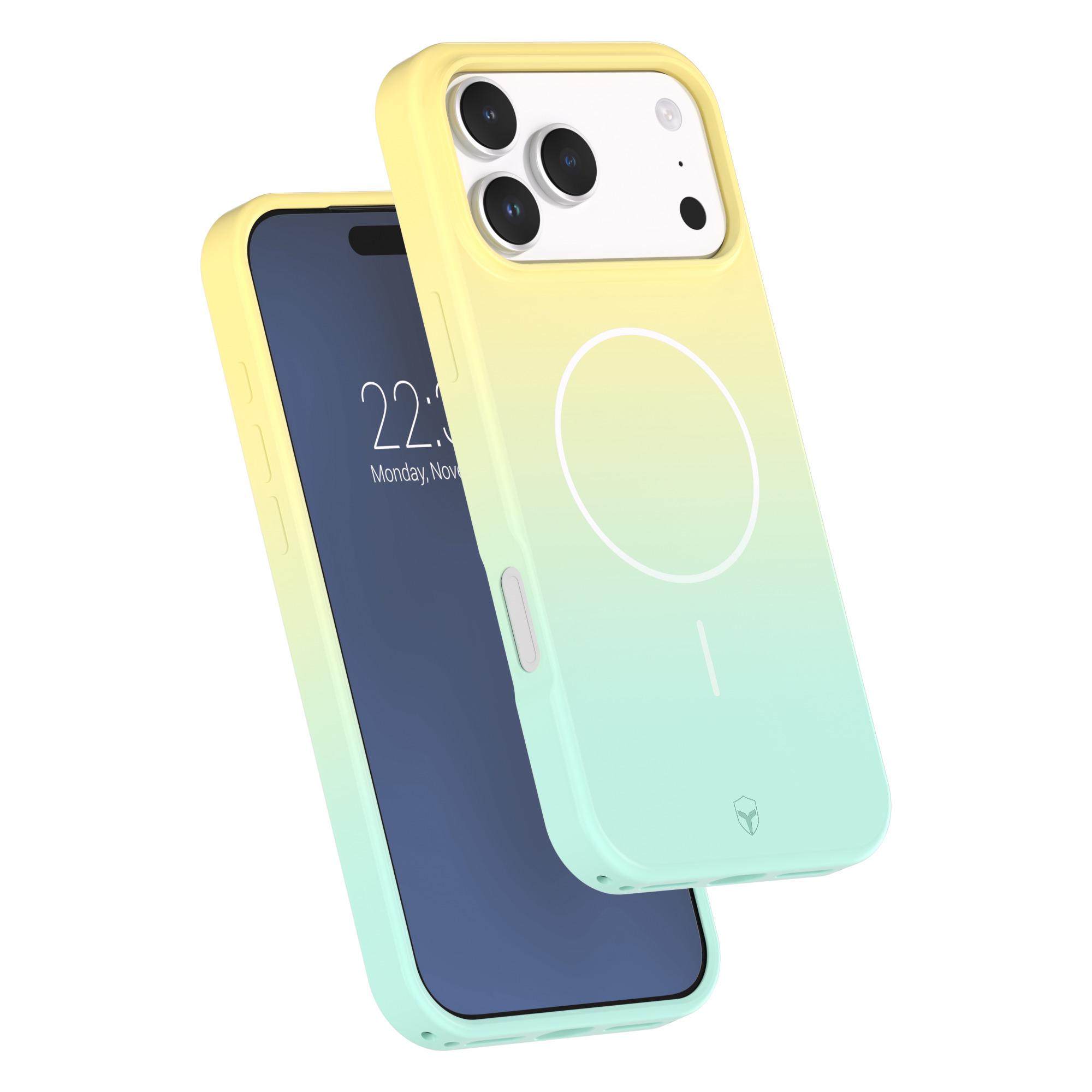 Voir la diapositive 2 : BIGBEN Coque Silicone Magsafe pour Apple iPhone 17 Pro Max - Lemonade