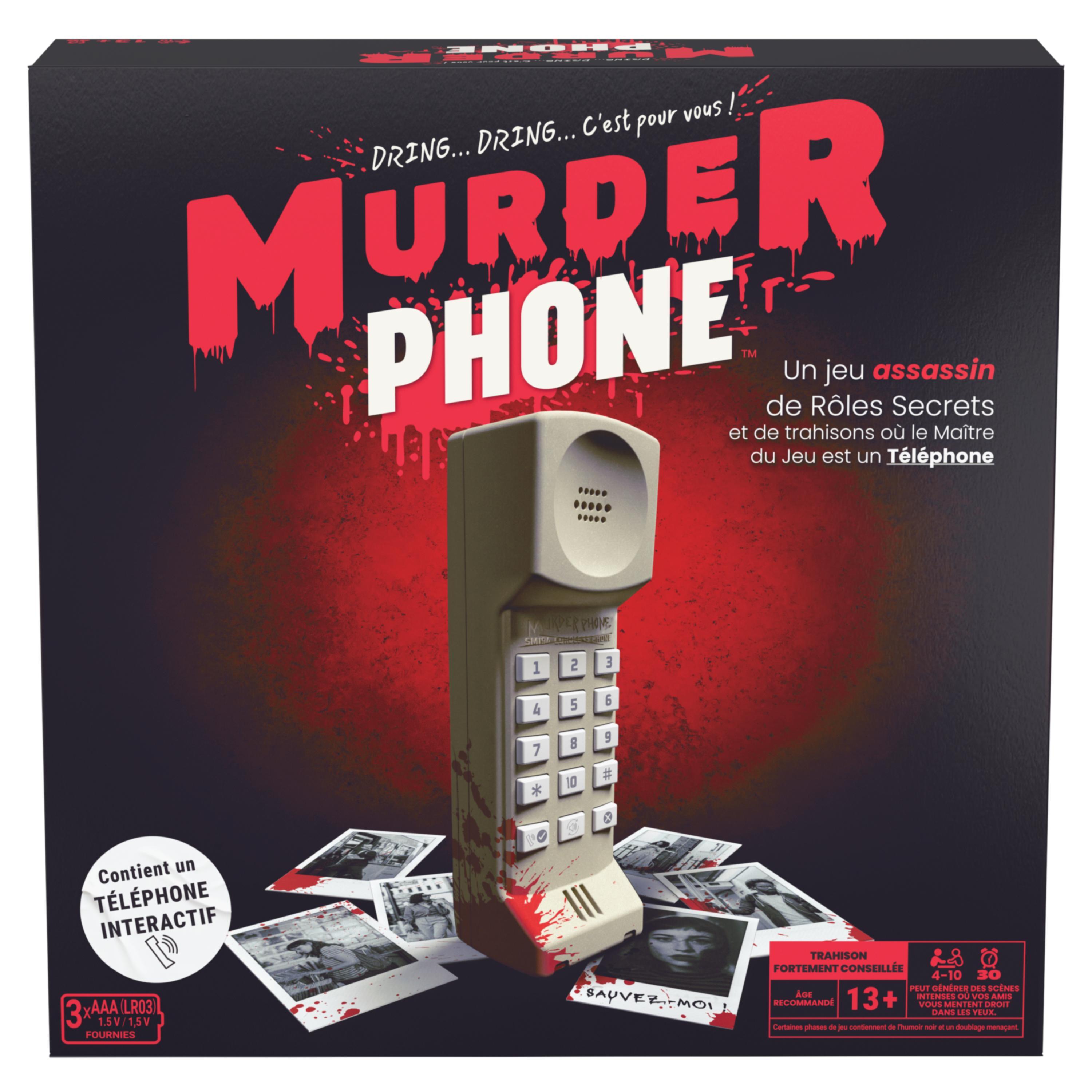 Voir la diapositive 3 : SPIN MASTER Jeu Murder Phone