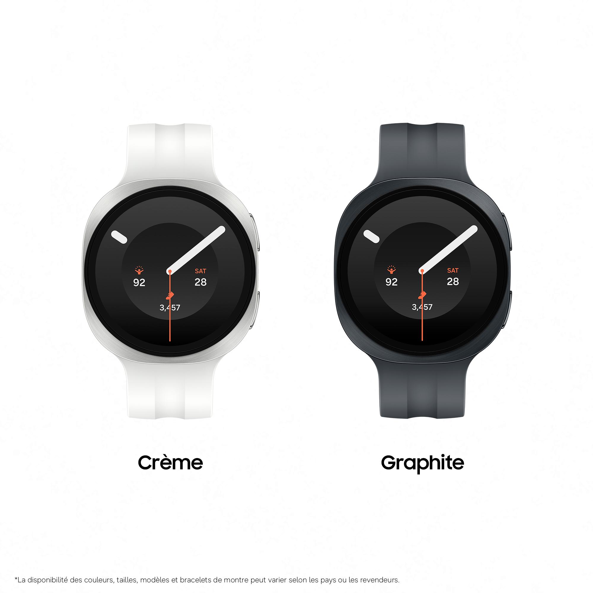 Voir la diapositive 3 : SAMSUNG Montre connectée Galaxy Watch 9 40mm - Crème