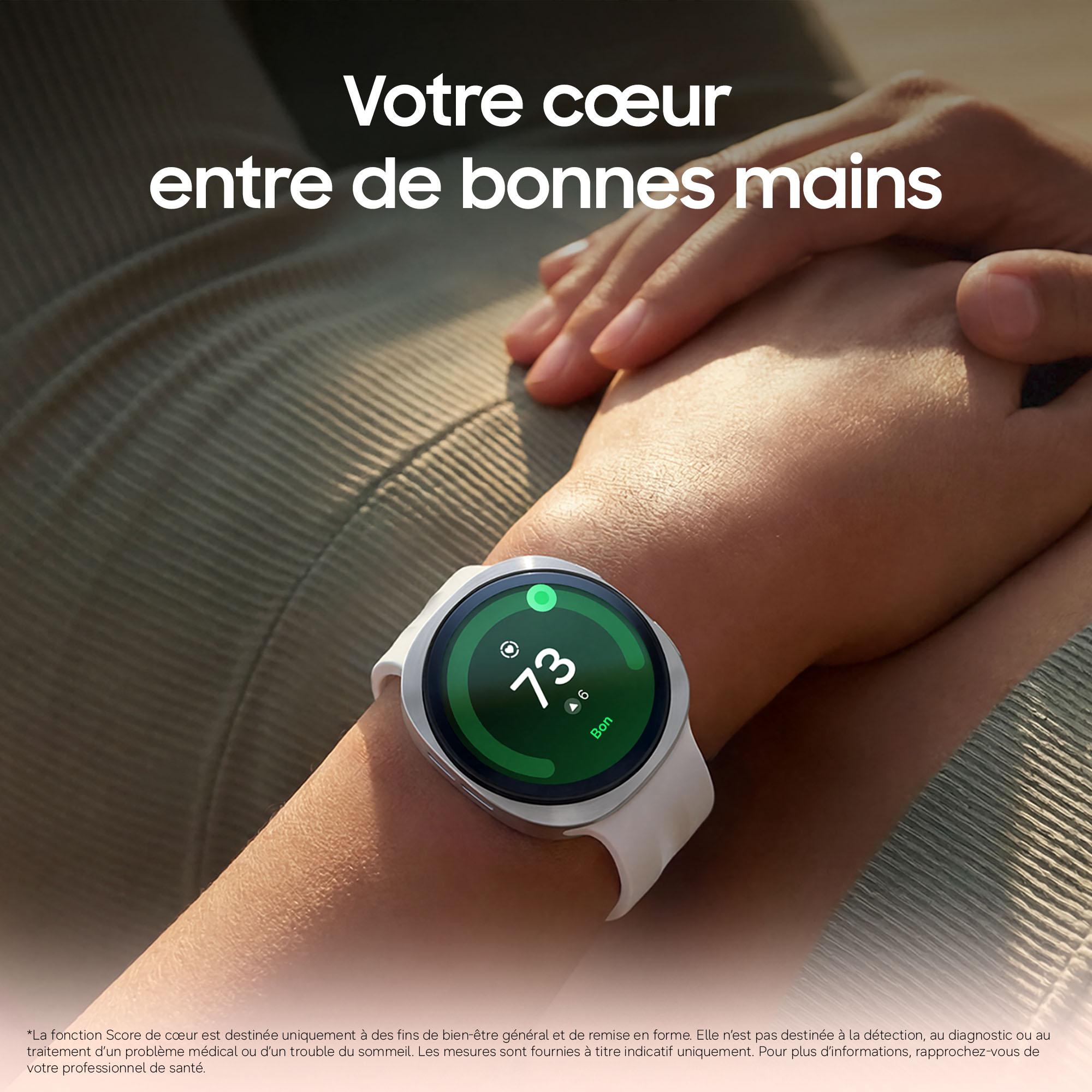 Voir la diapositive 7 : SAMSUNG Montre connectée Galaxy Watch 9 40mm - Crème
