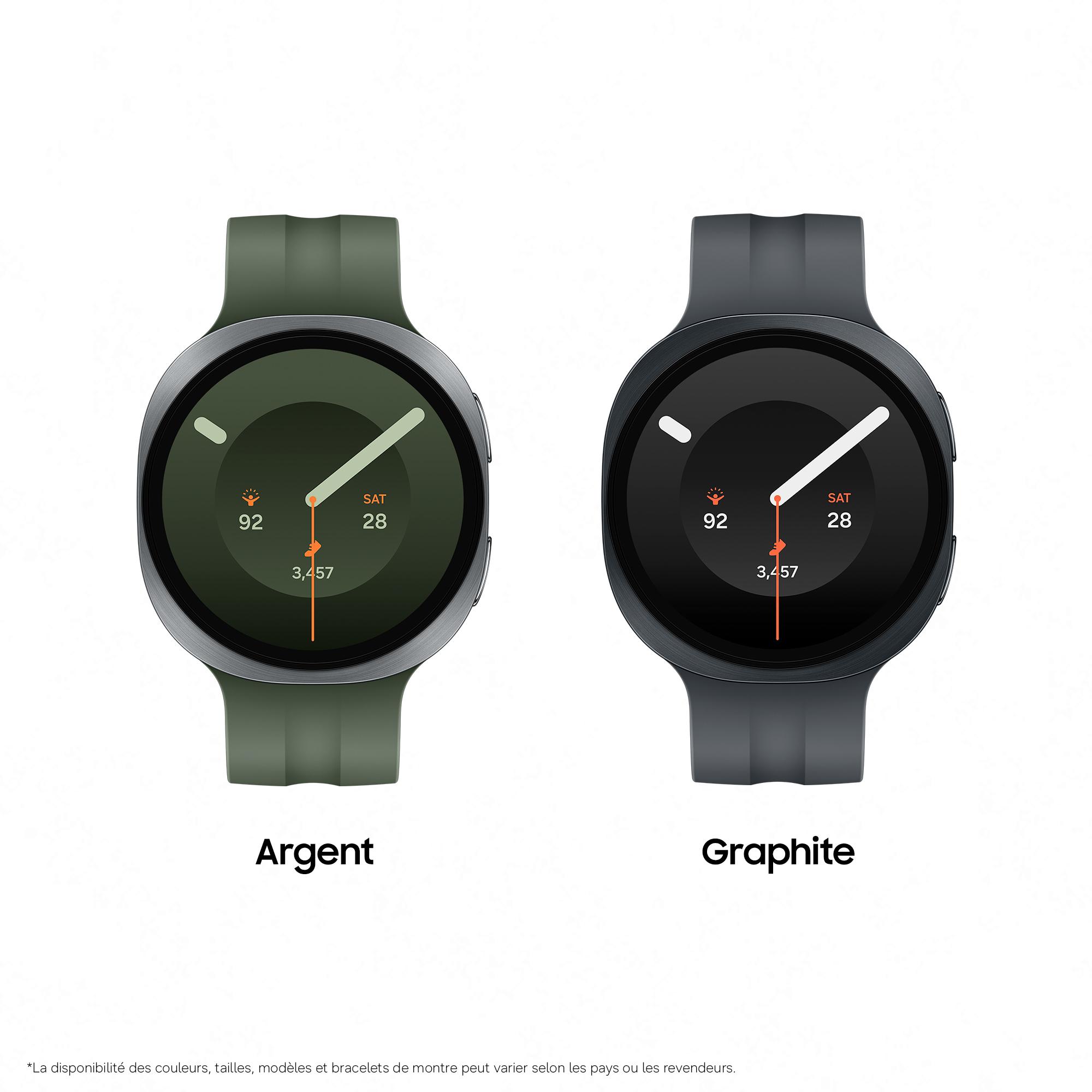 Voir la diapositive 3 : SAMSUNG Montre connectée Galaxy Watch 9 44mm - Argent
