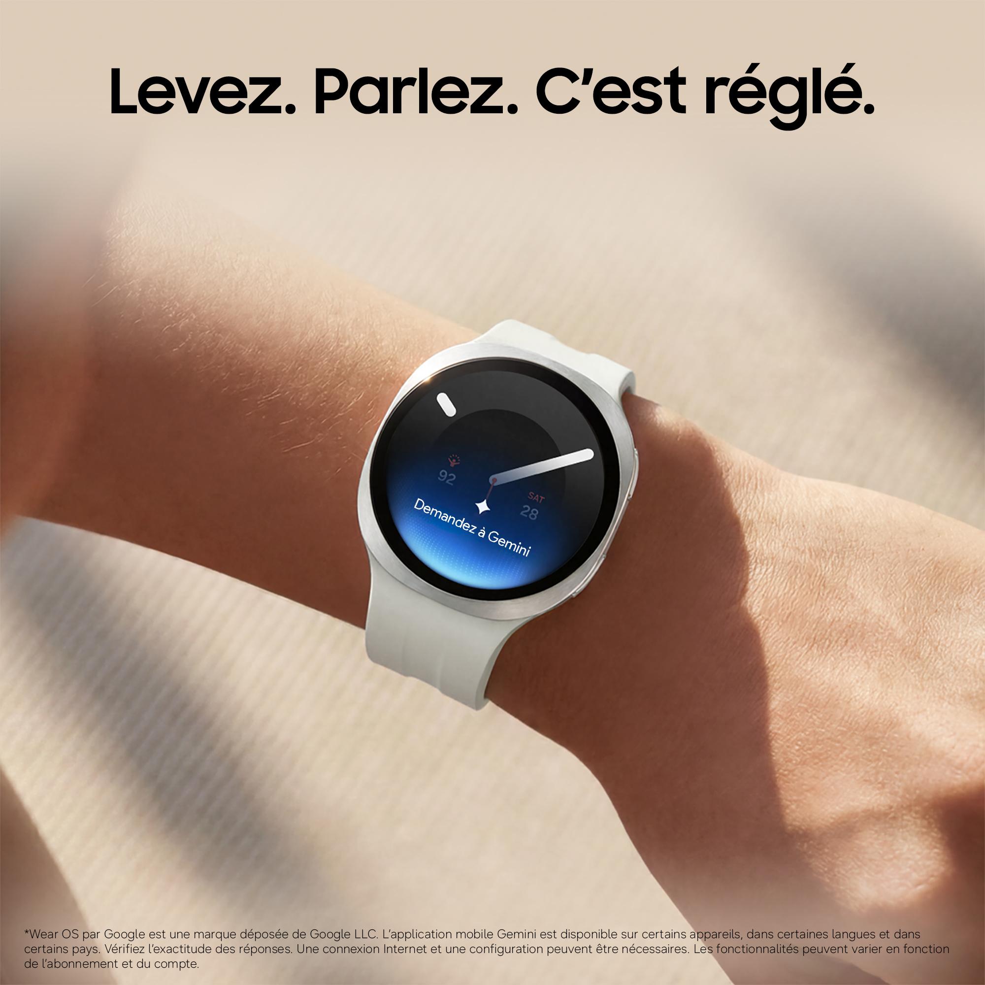 Voir la diapositive 9 : SAMSUNG Montre connectée Galaxy Watch 9 44mm - Argent
