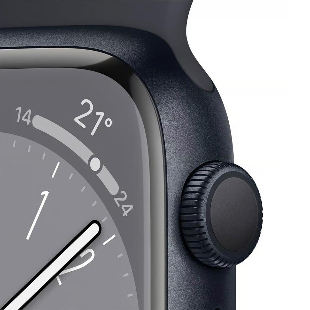 Voir la diapositive 3 : APPLE Montre Connectee Apple Watch S8 reconditionnée - LAMA - 45mm Gps Grade A - Noir