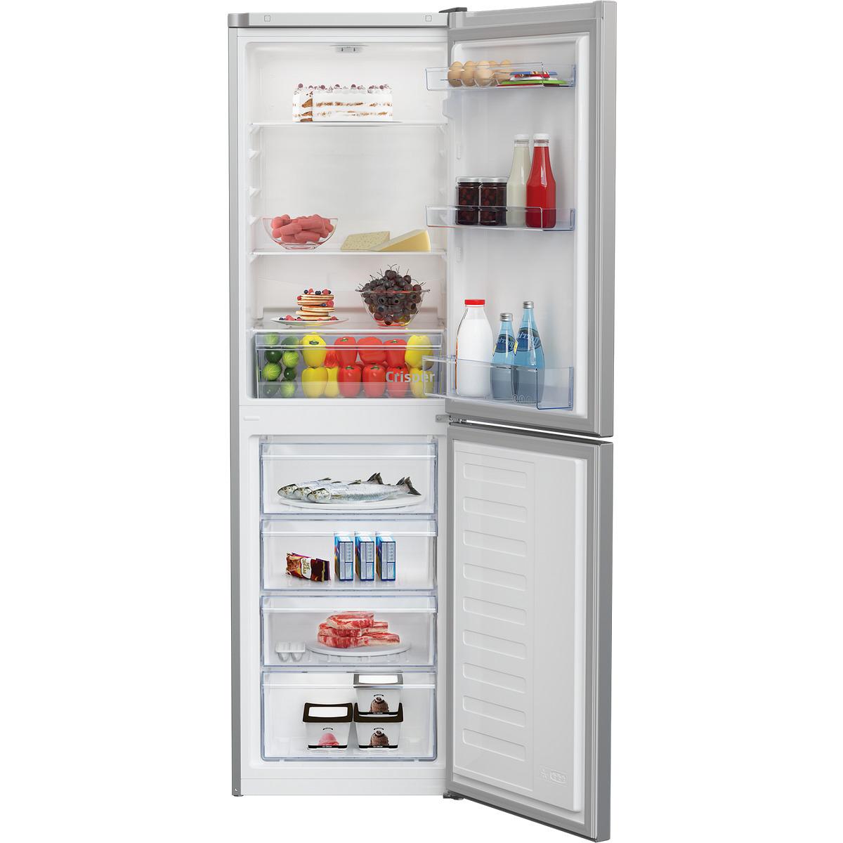 Voir la diapositive 2 : BEKO Réfrigérateur combiné RCHEK40SN, Semi No Frost, 270 L, E