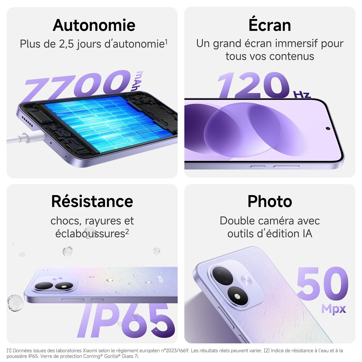 Voir la diapositive 4 : XIAOMI Redmi Note 17 5G 128Go - Noir
