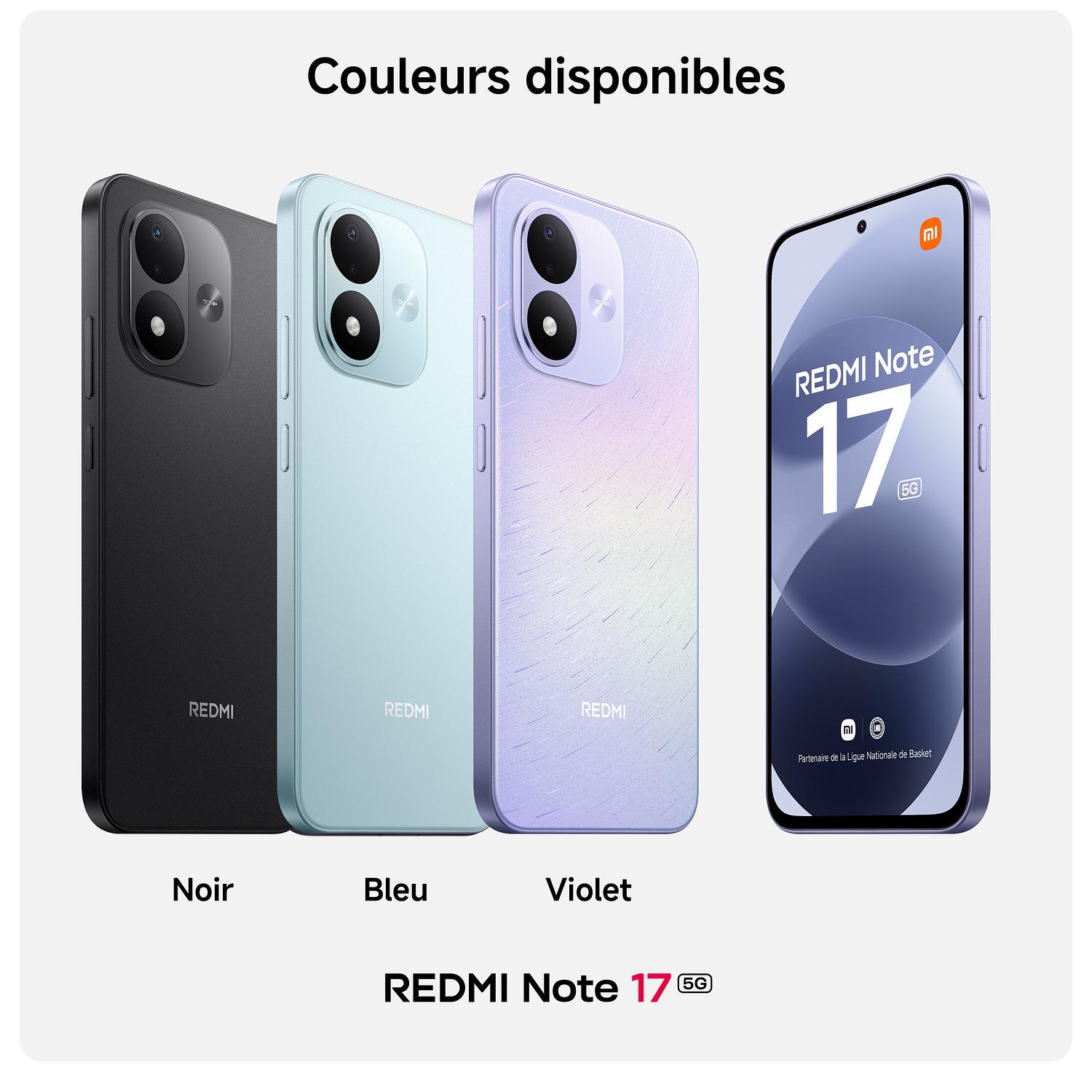 Voir la diapositive 11 : XIAOMI Redmi Note 17 5G 128Go - Noir
