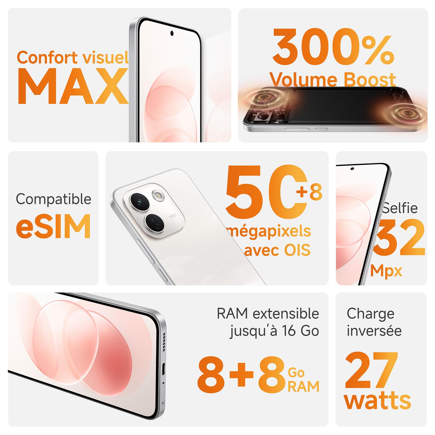 Voir la diapositive 6 : XIAOMI Redmi Note 17 Pro Max 5G 256Go - Noir