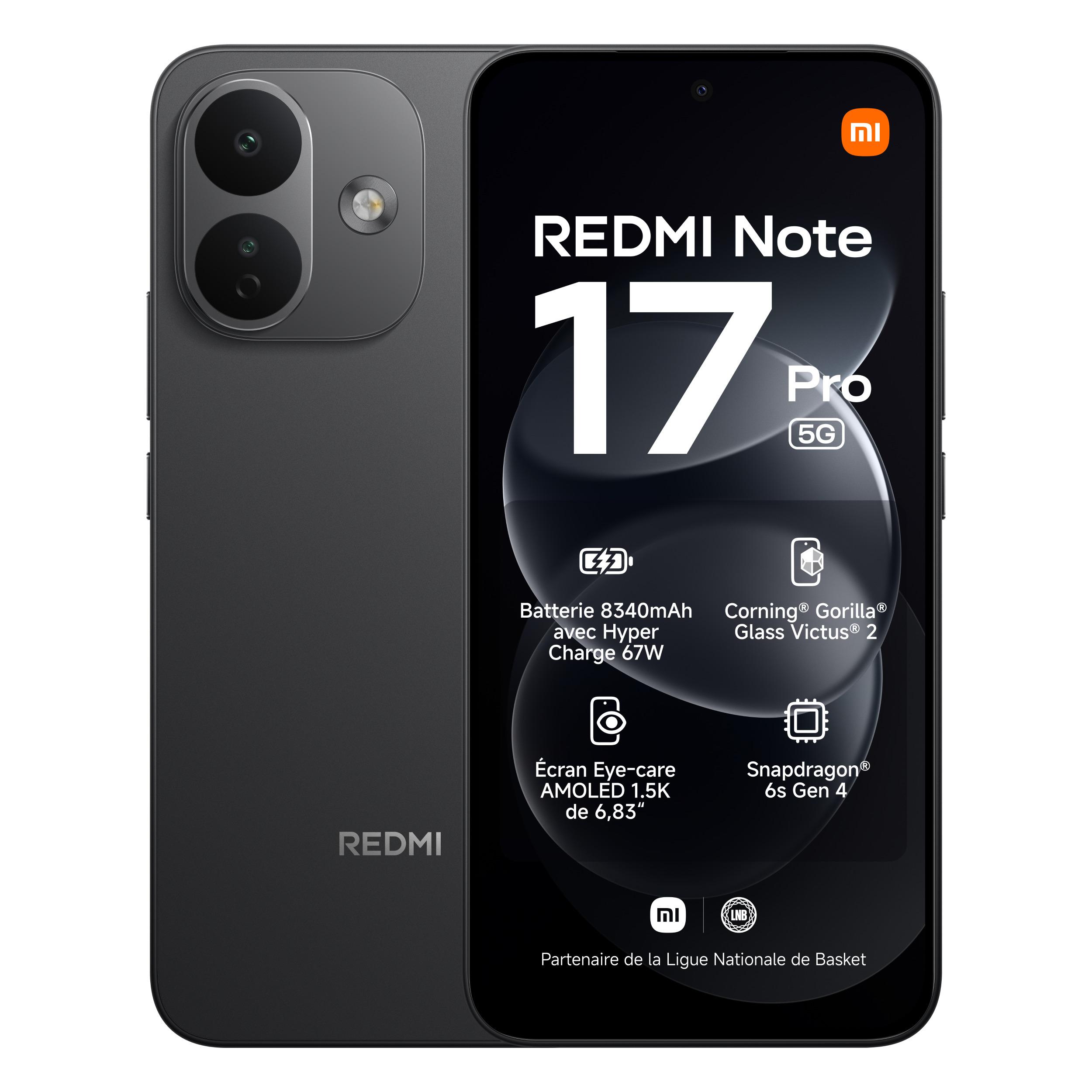 XIAOMI Redmi Note 17 Pro 5G 256Go - Noir