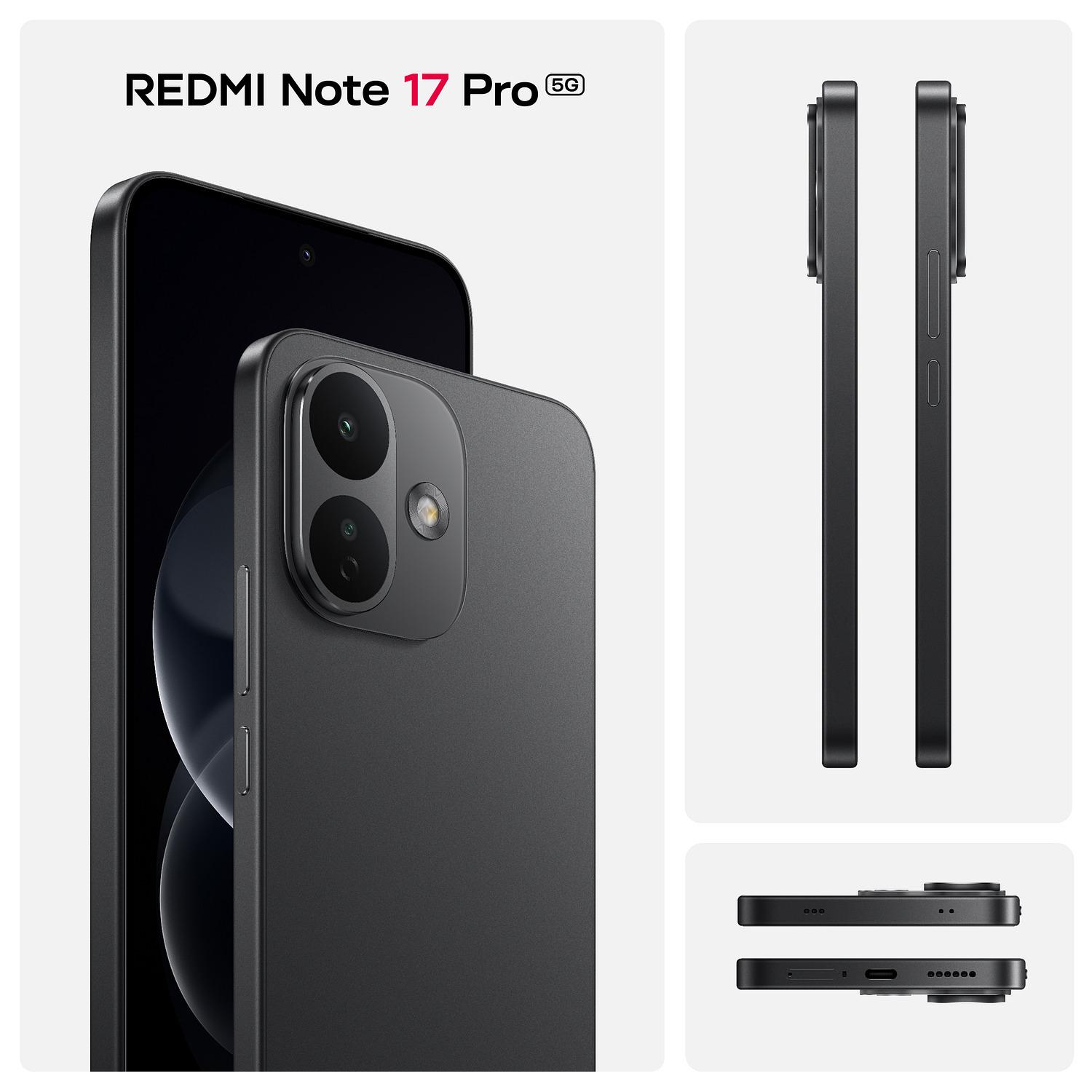 Voir la diapositive 2 : XIAOMI Redmi Note 17 Pro 5G 256Go - Noir