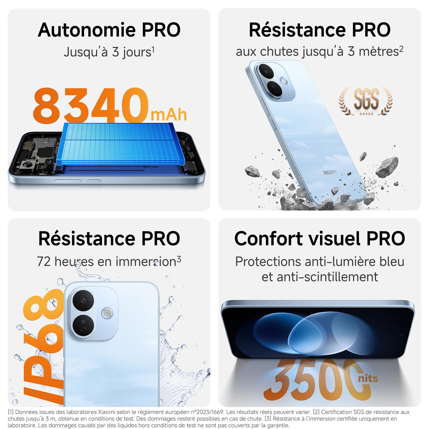 Voir la diapositive 4 : XIAOMI Redmi Note 17 Pro 5G 256Go - Noir