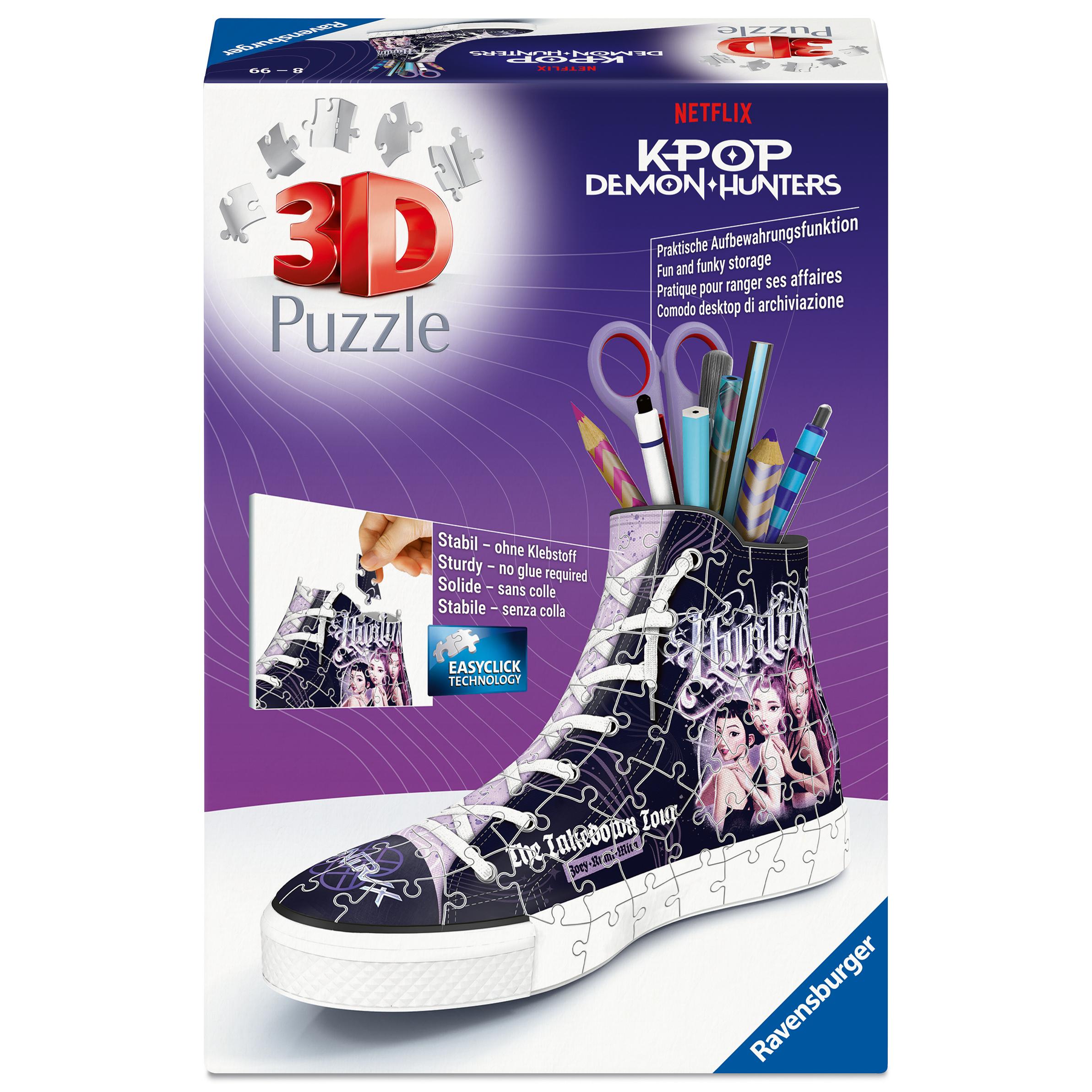 RAVENSBURGER Puzzle 3D 108 pièces Sneackers K-Pop Demon Hunters