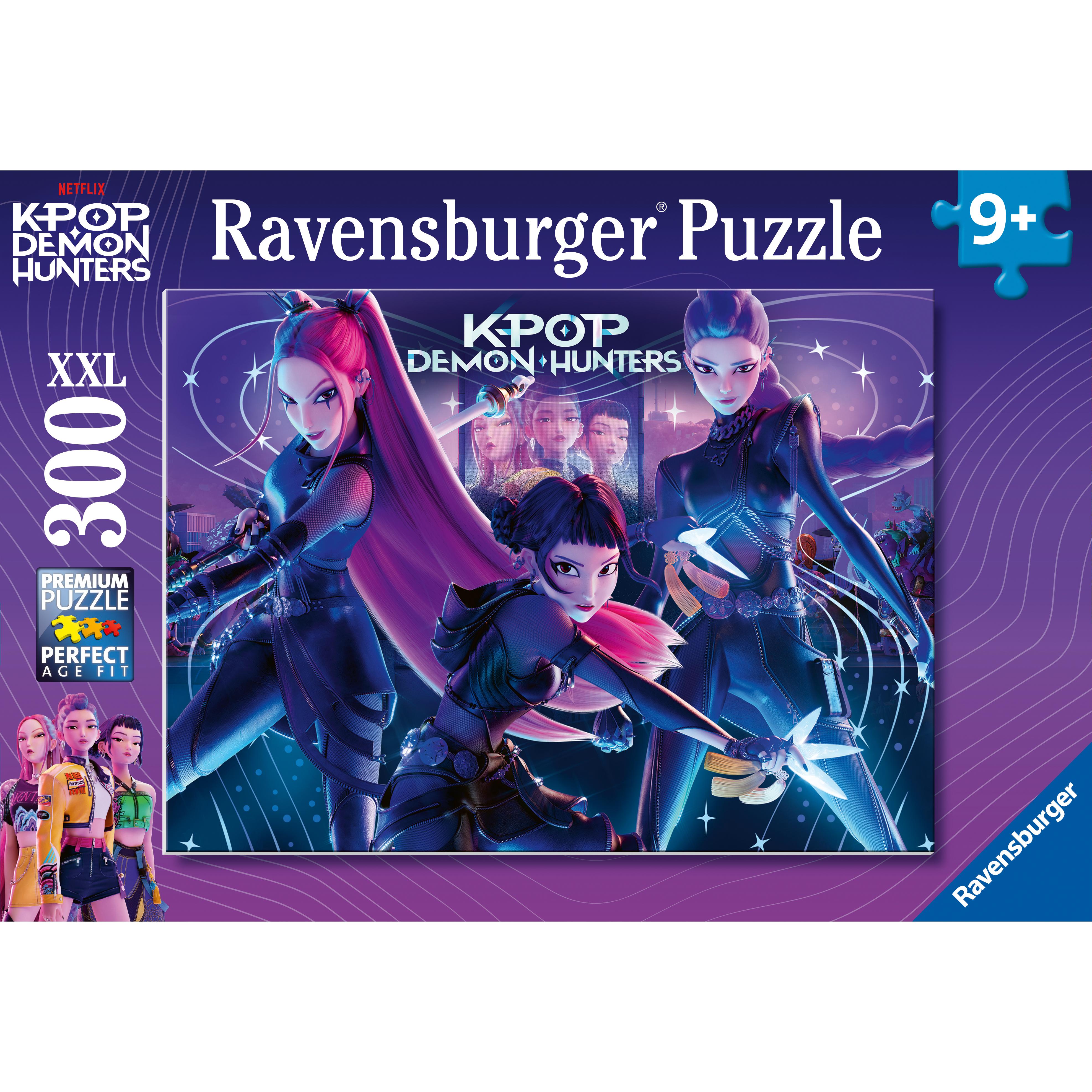 RAVENSBURGER Puzzle 300 pièces Le Trio Zoey, Rumi Mira K-Pop Demon Hunters