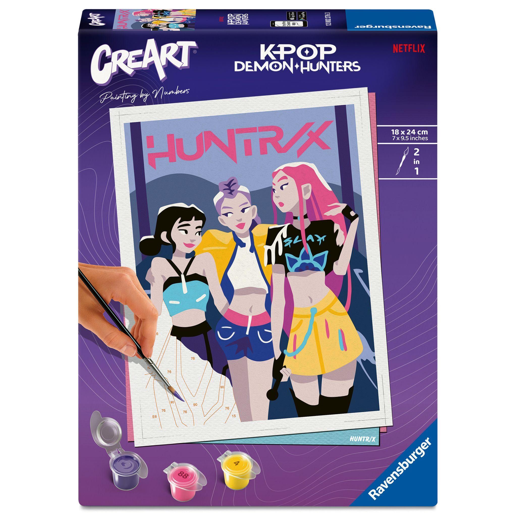 RAVENSBURGER Set Créart 18x24 K-Pop Demon Hunters
