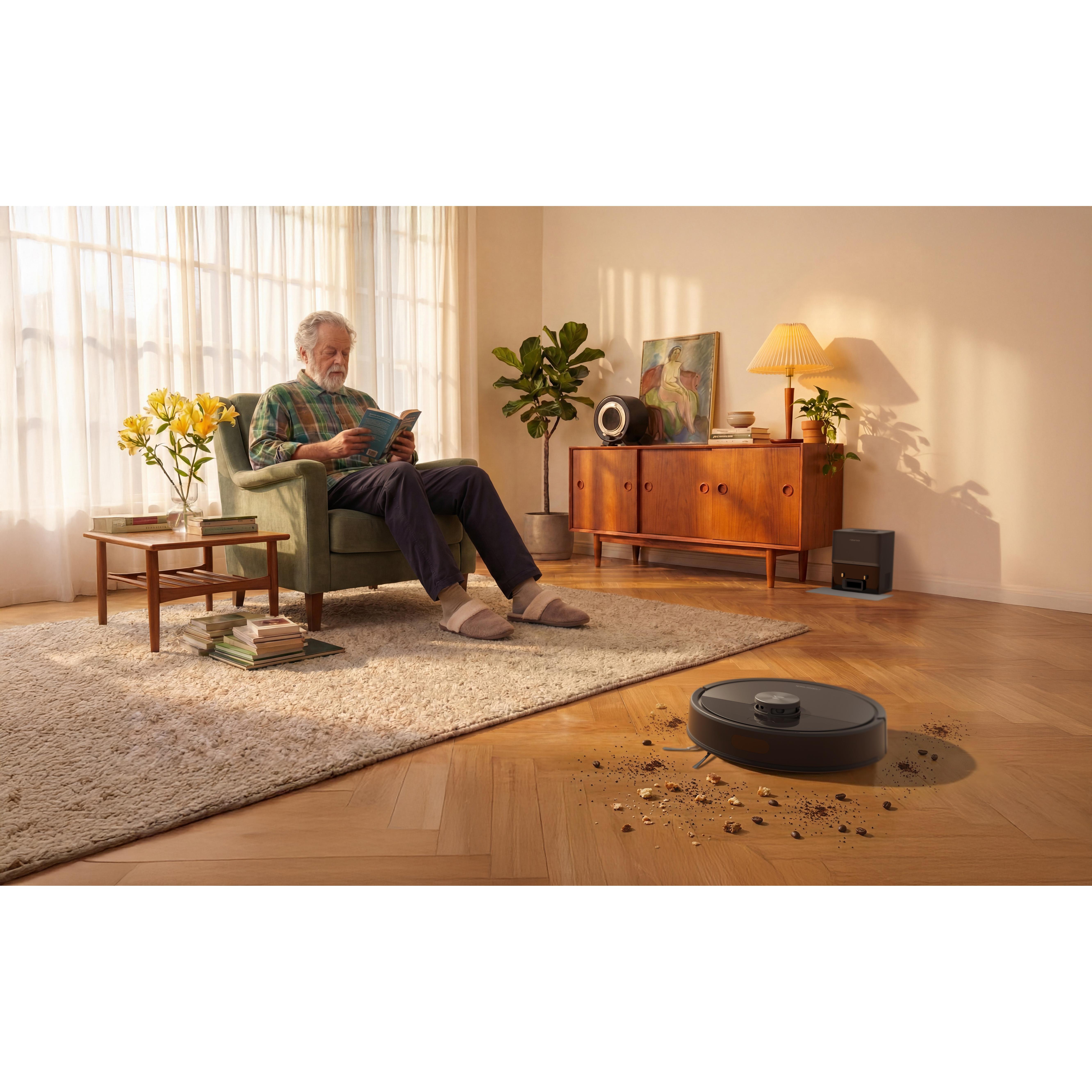 Voir la diapositive 6 : ROBOROCK Aspirateur robot laveur Q7 PRO MAX+ Noir