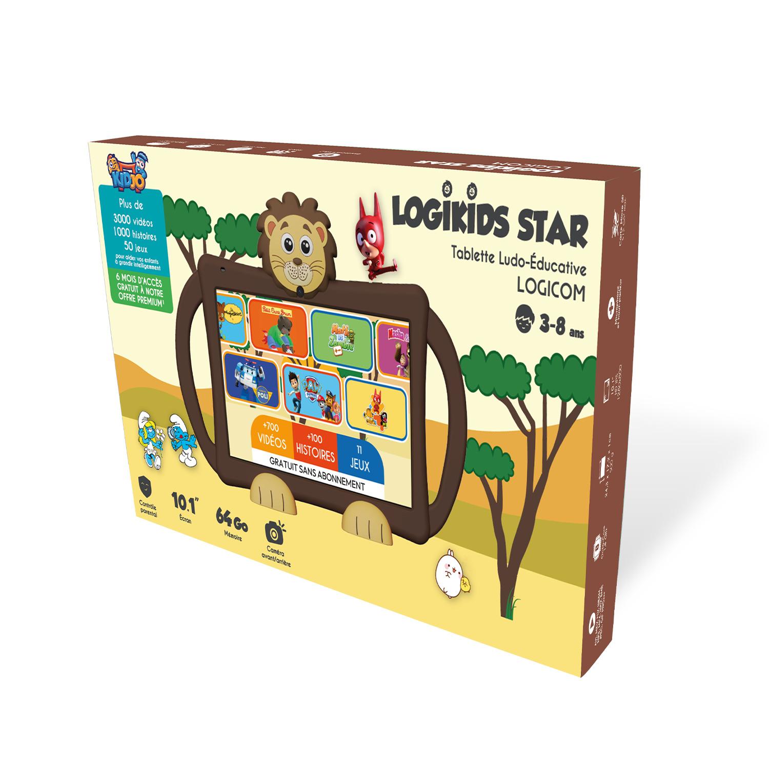 Voir la diapositive 6 : LOGICOM Tablette Tactile Logikid's Star