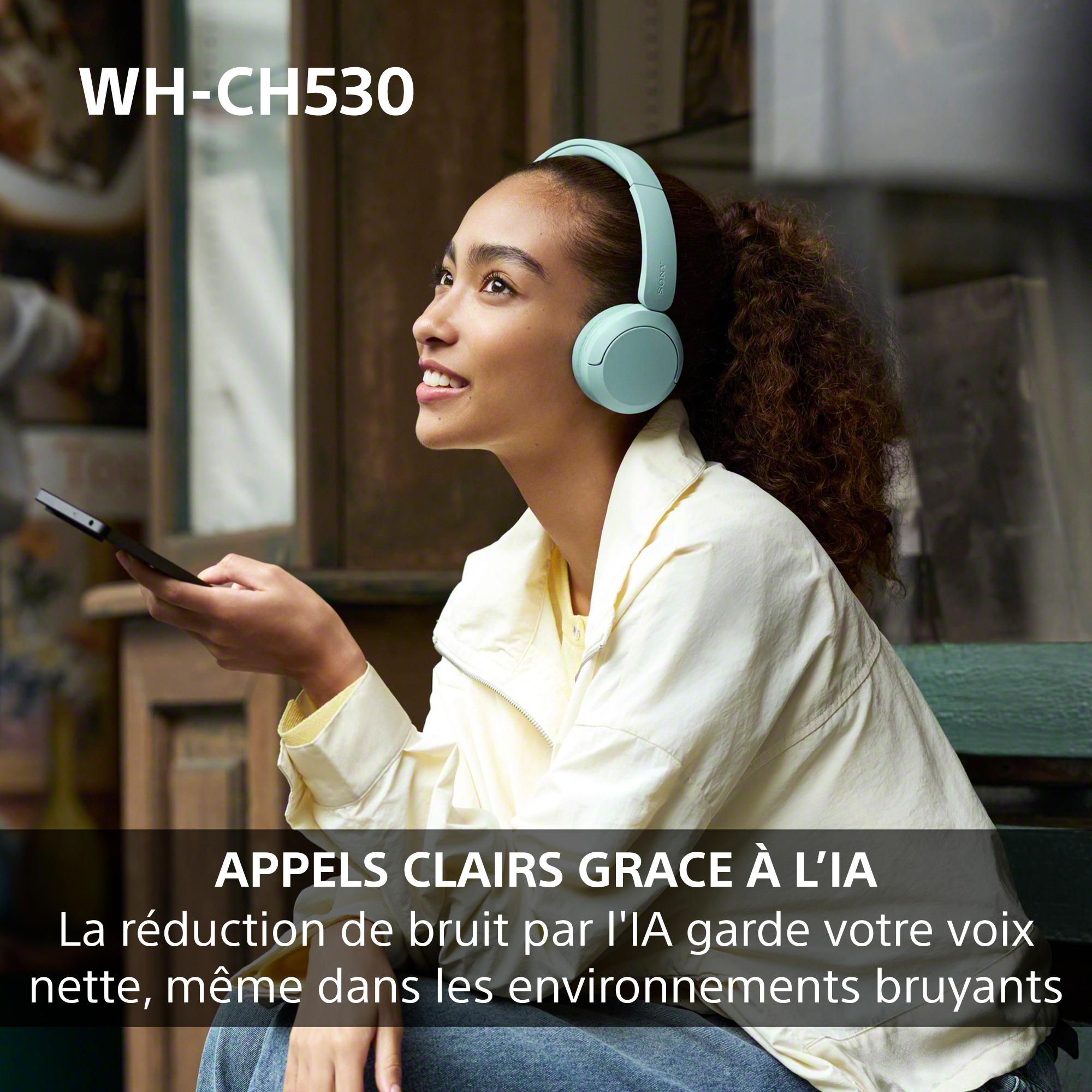 Voir la diapositive 6 : SONY Casque sans fil Bluetooth WH CH530 - Noir