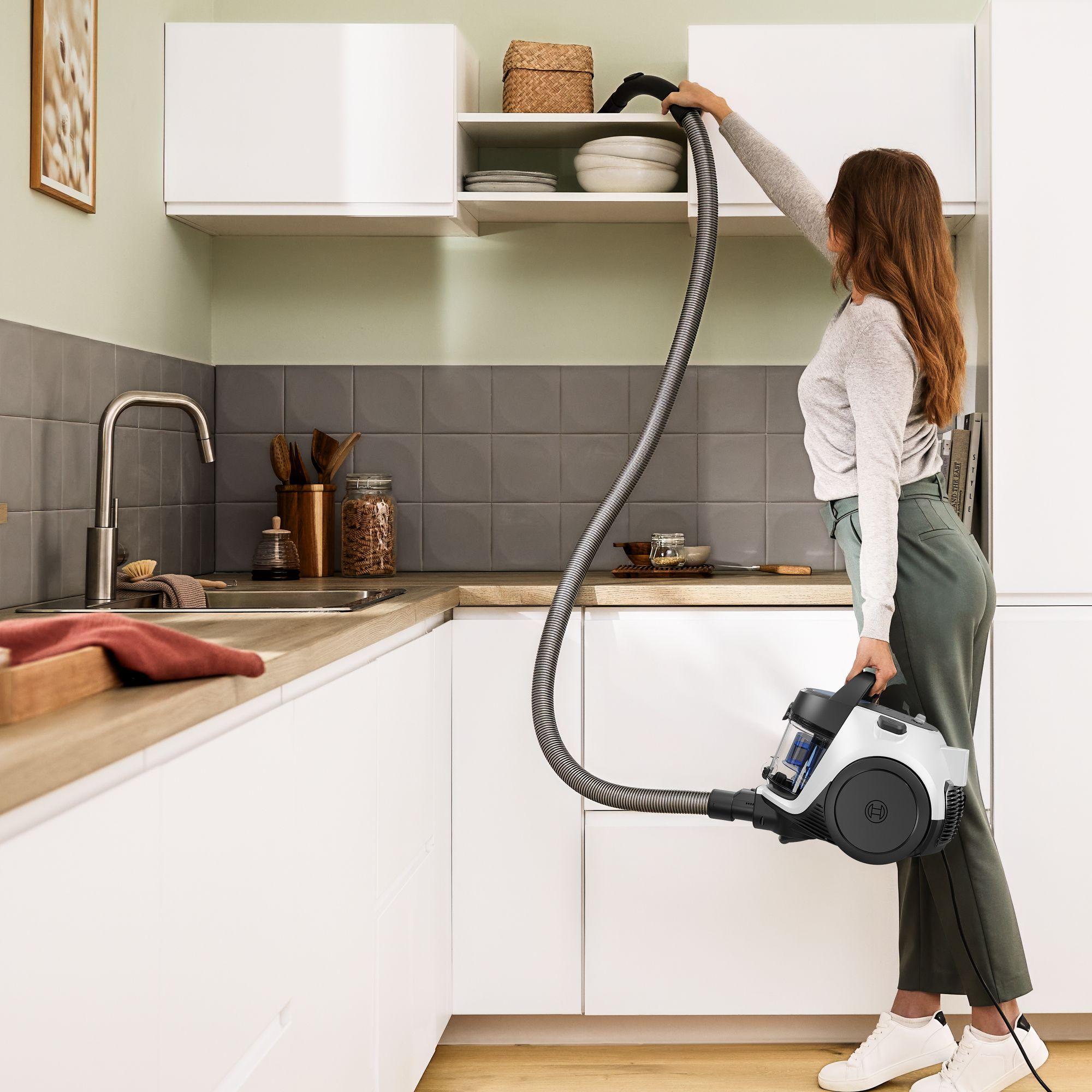 Voir la diapositive 2 : BOSCH Aspirateur traîneau sans sac BGS05WH2H - Blanc