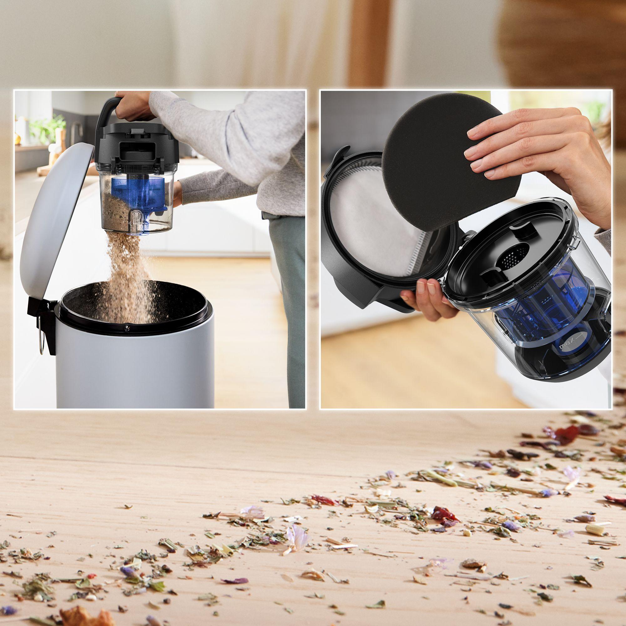 Voir la diapositive 9 : BOSCH Aspirateur traîneau sans sac BGS05WH2H - Blanc