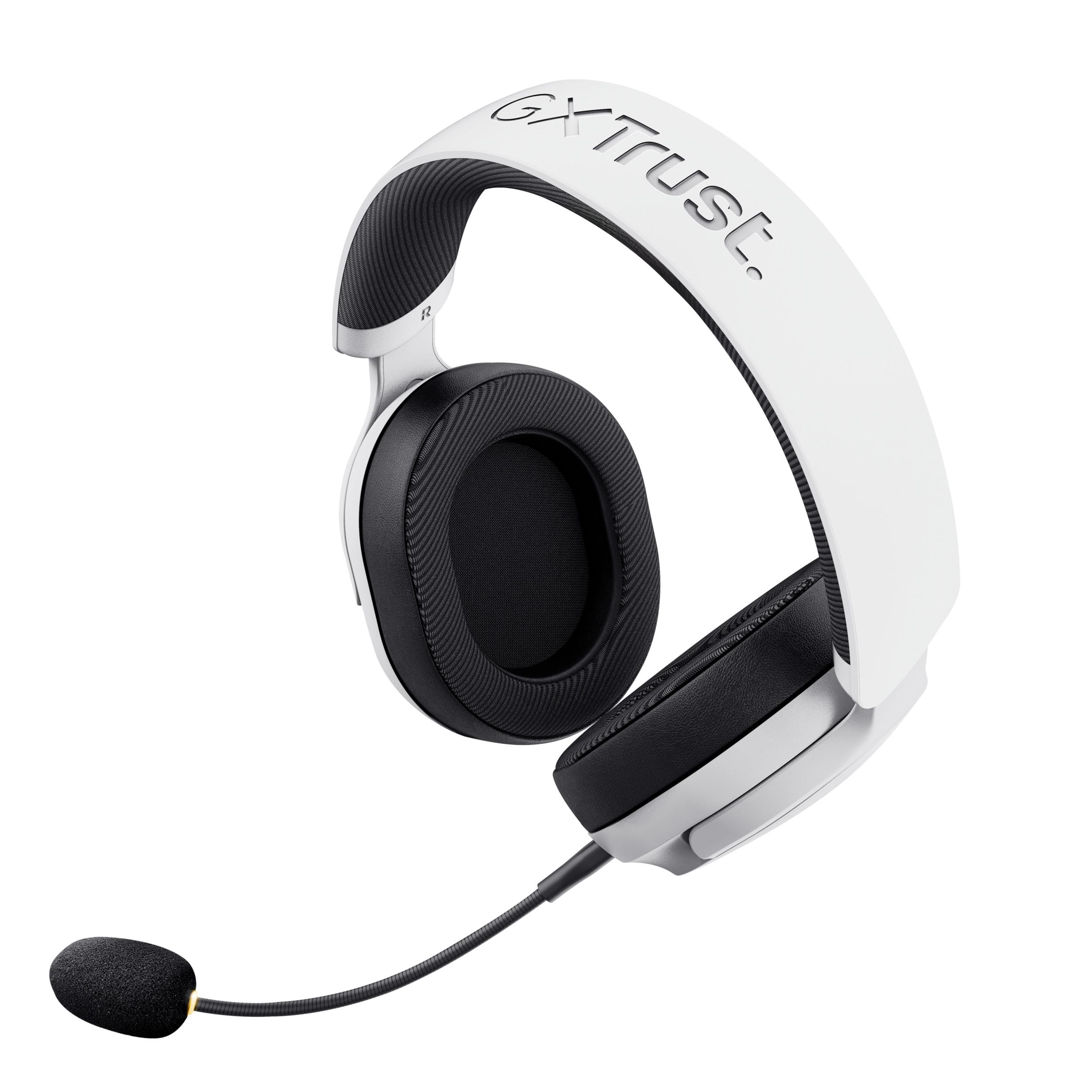 Voir la diapositive 5 : TRUST Casque Gaming Sans Fil FORTA Blanc pour PS5