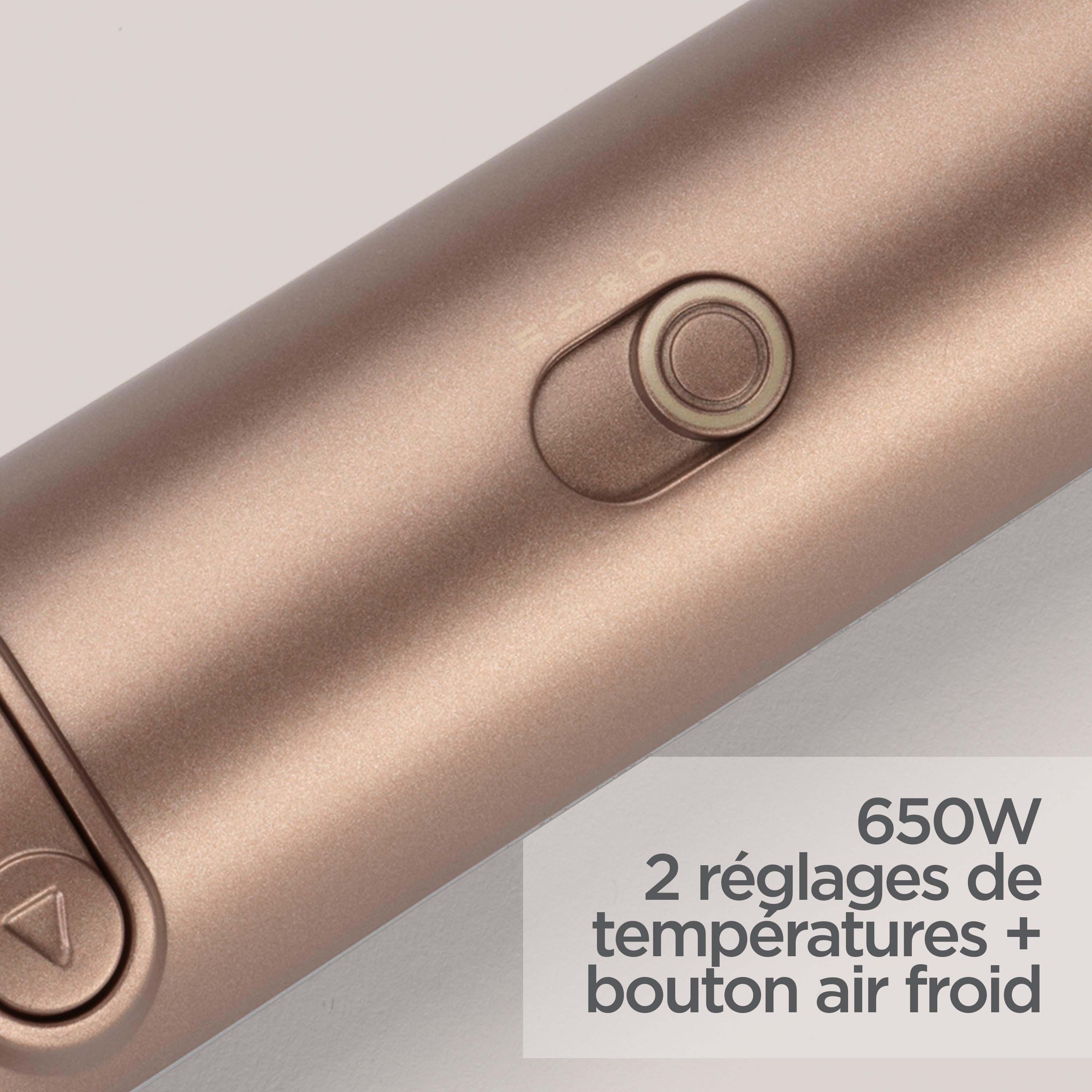 Voir la diapositive 7 : BABYLISS Brosse soufflante rotative AS952E - Rose pêche