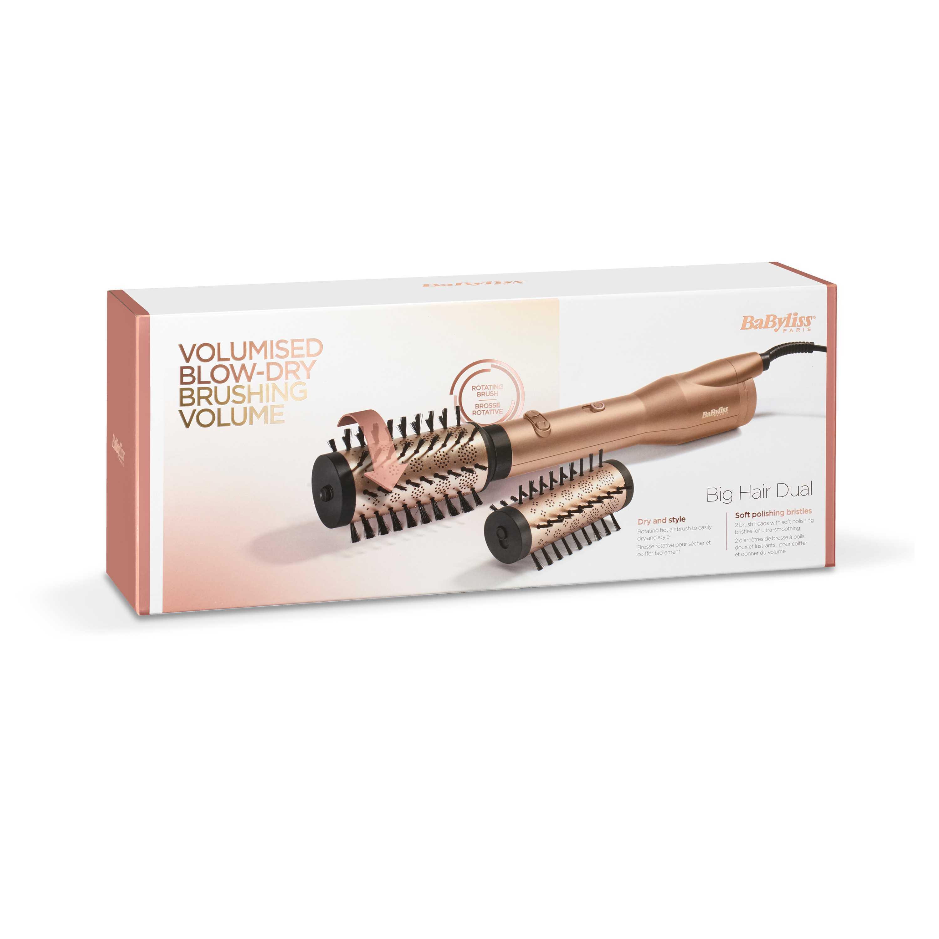 Voir la diapositive 8 : BABYLISS Brosse soufflante rotative AS952E - Rose pêche