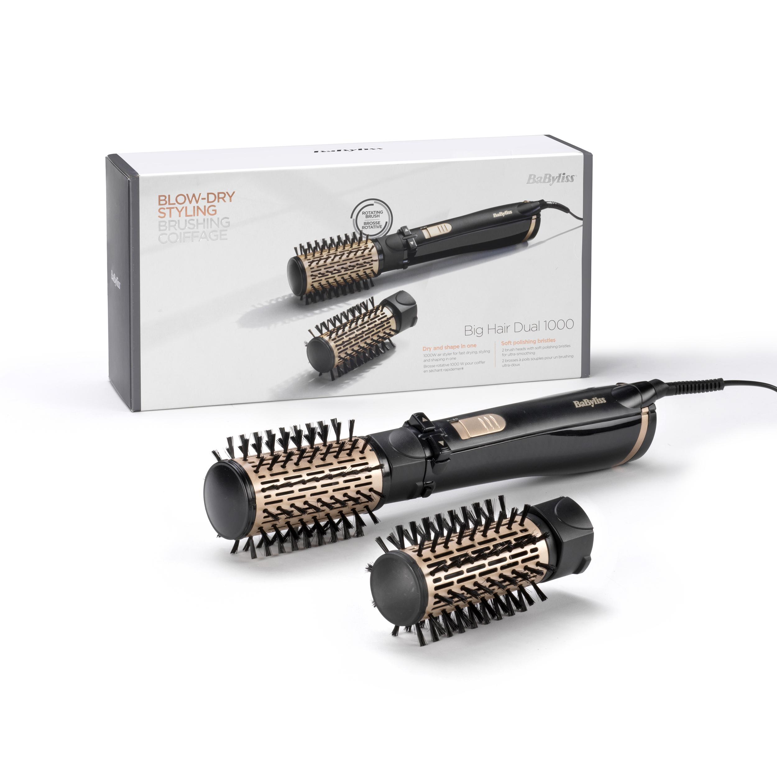 Voir la diapositive 2 : BABYLISS Brosse soufflante rotative AS962E - Noir
