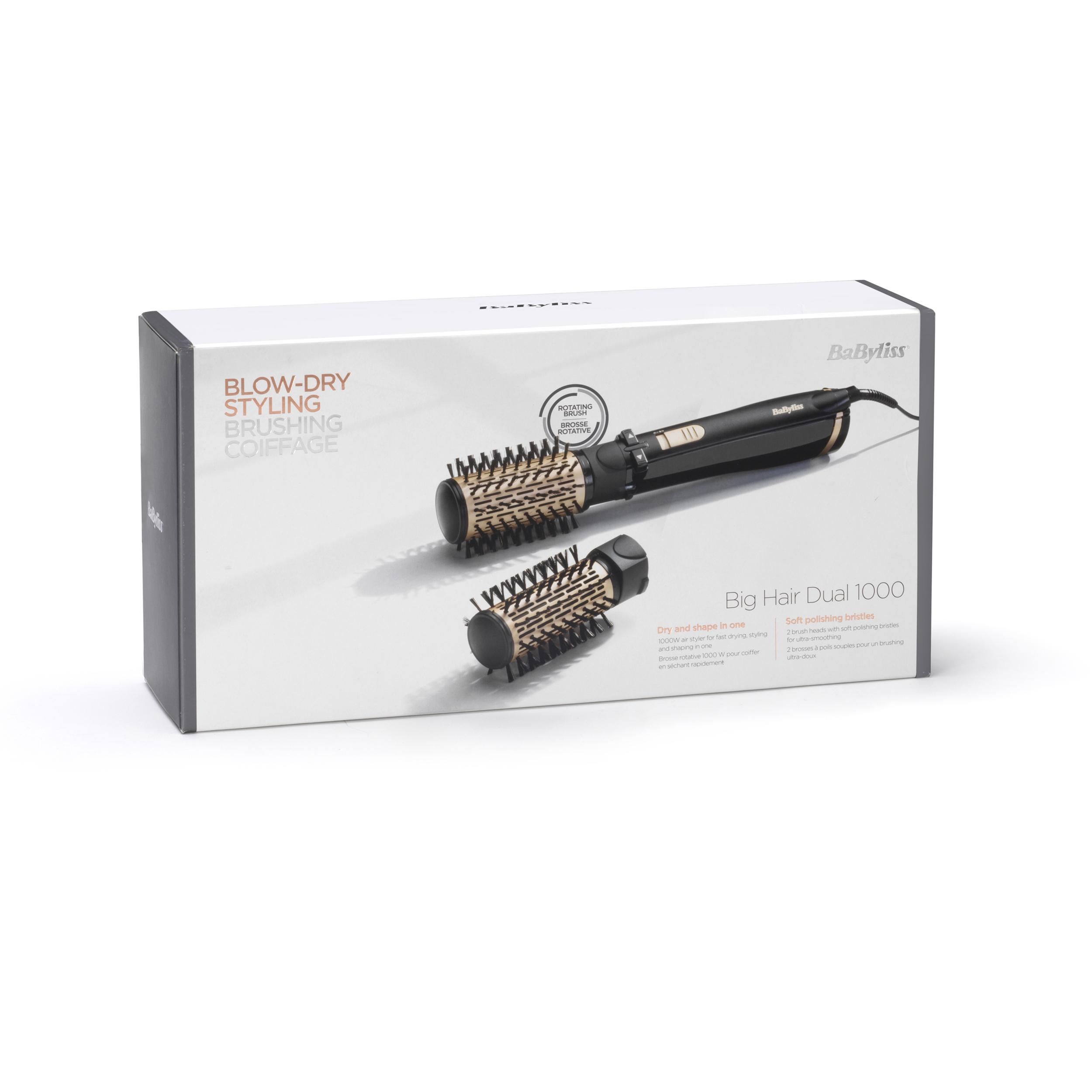 Voir la diapositive 3 : BABYLISS Brosse soufflante rotative AS962E - Noir