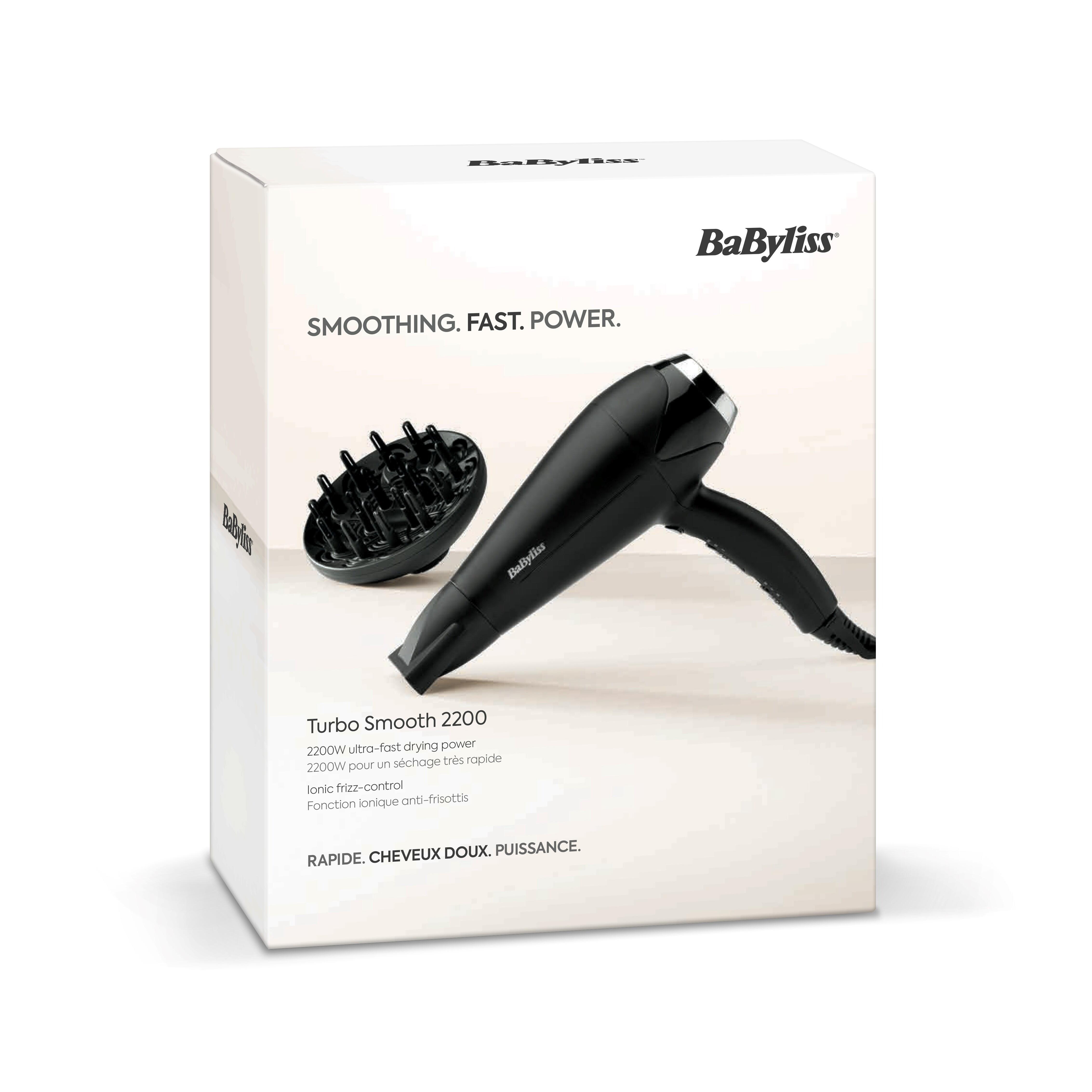Voir la diapositive 4 : BABYLISS Sèche cheveux D572DE - Noir