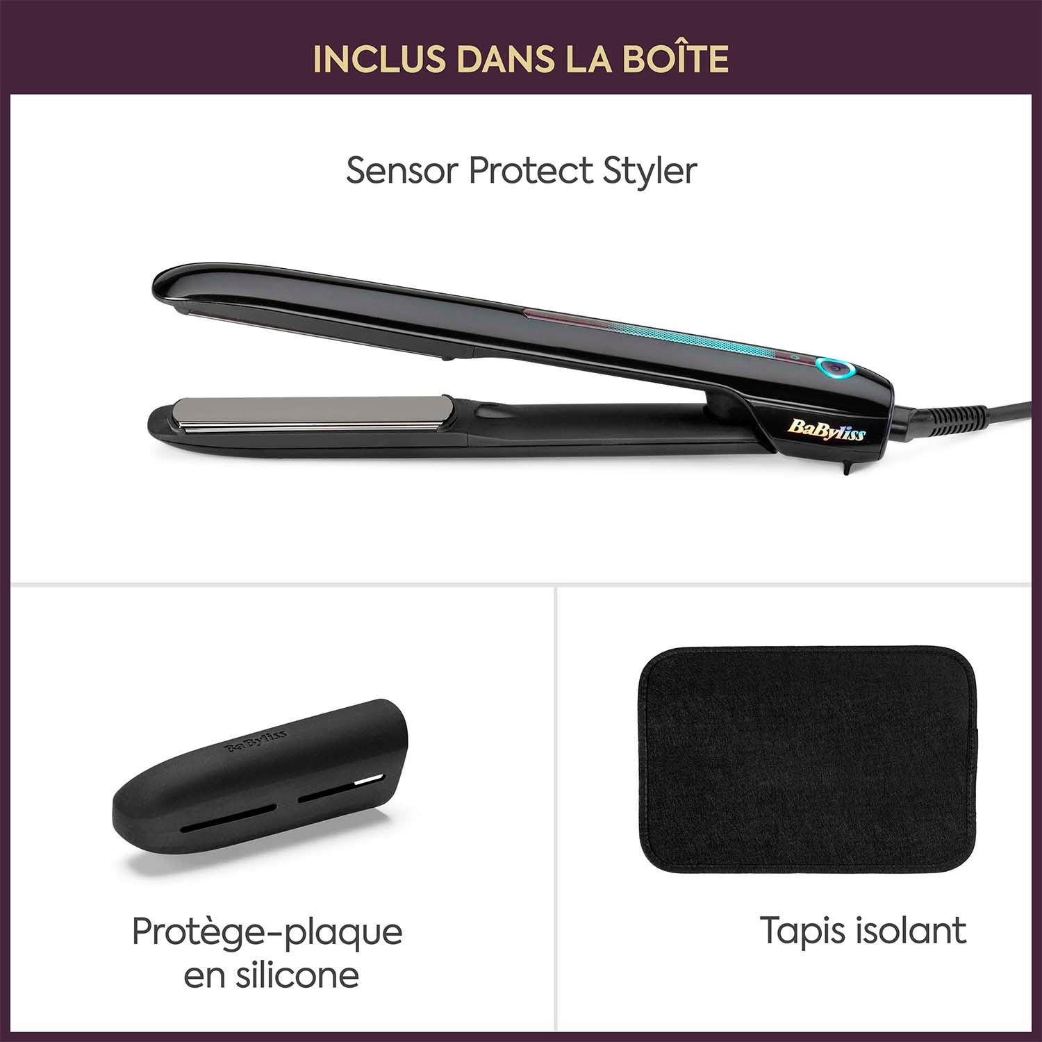 Voir la diapositive 9 : BABYLISS Lisseur ST490E - Noir