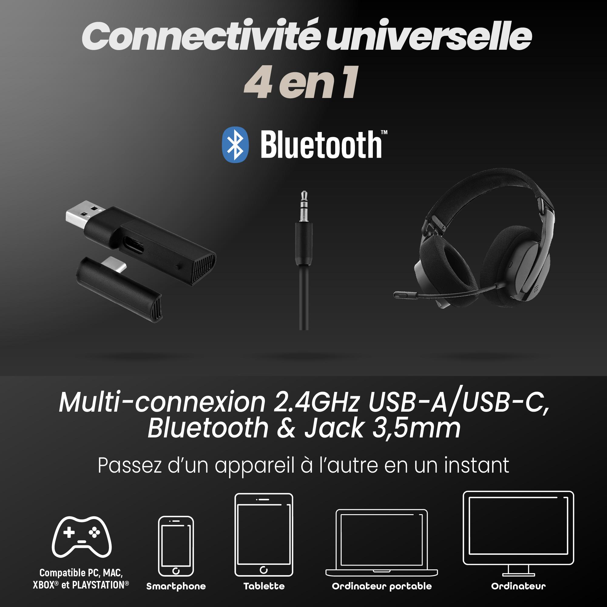 Voir la diapositive 3 : TNB Casque ActivLight Bluetooth