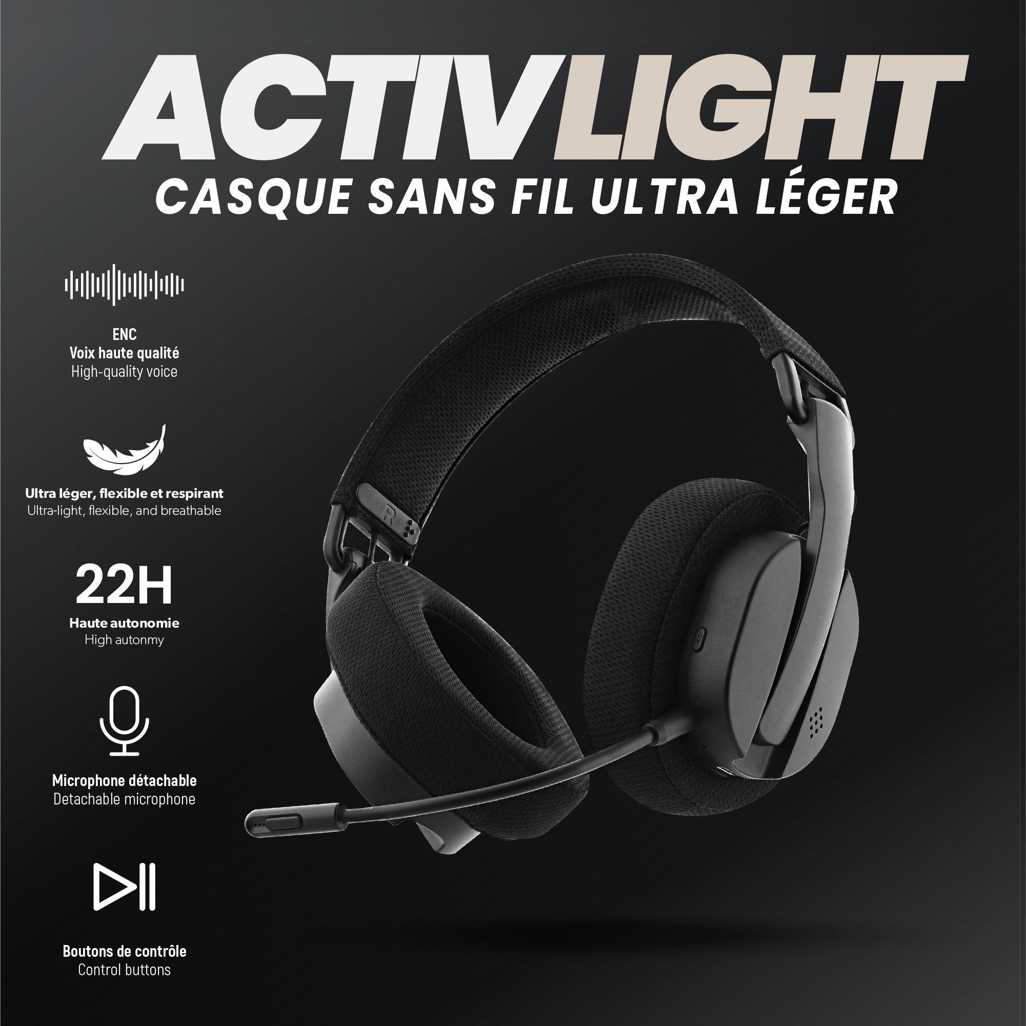 Voir la diapositive 9 : TNB Casque ActivLight Bluetooth