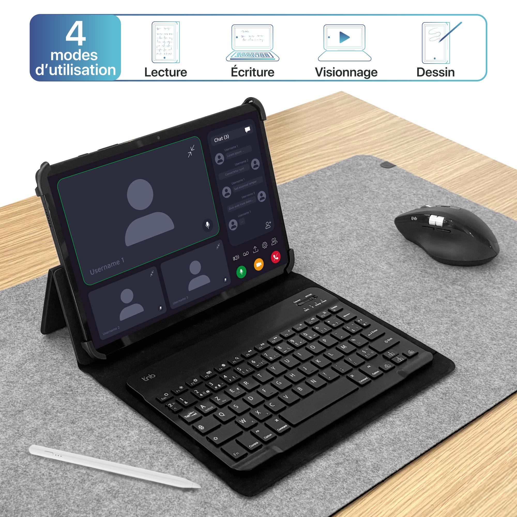 Voir la diapositive 7 : TNB Clavier Folio pour tablette Magnétique