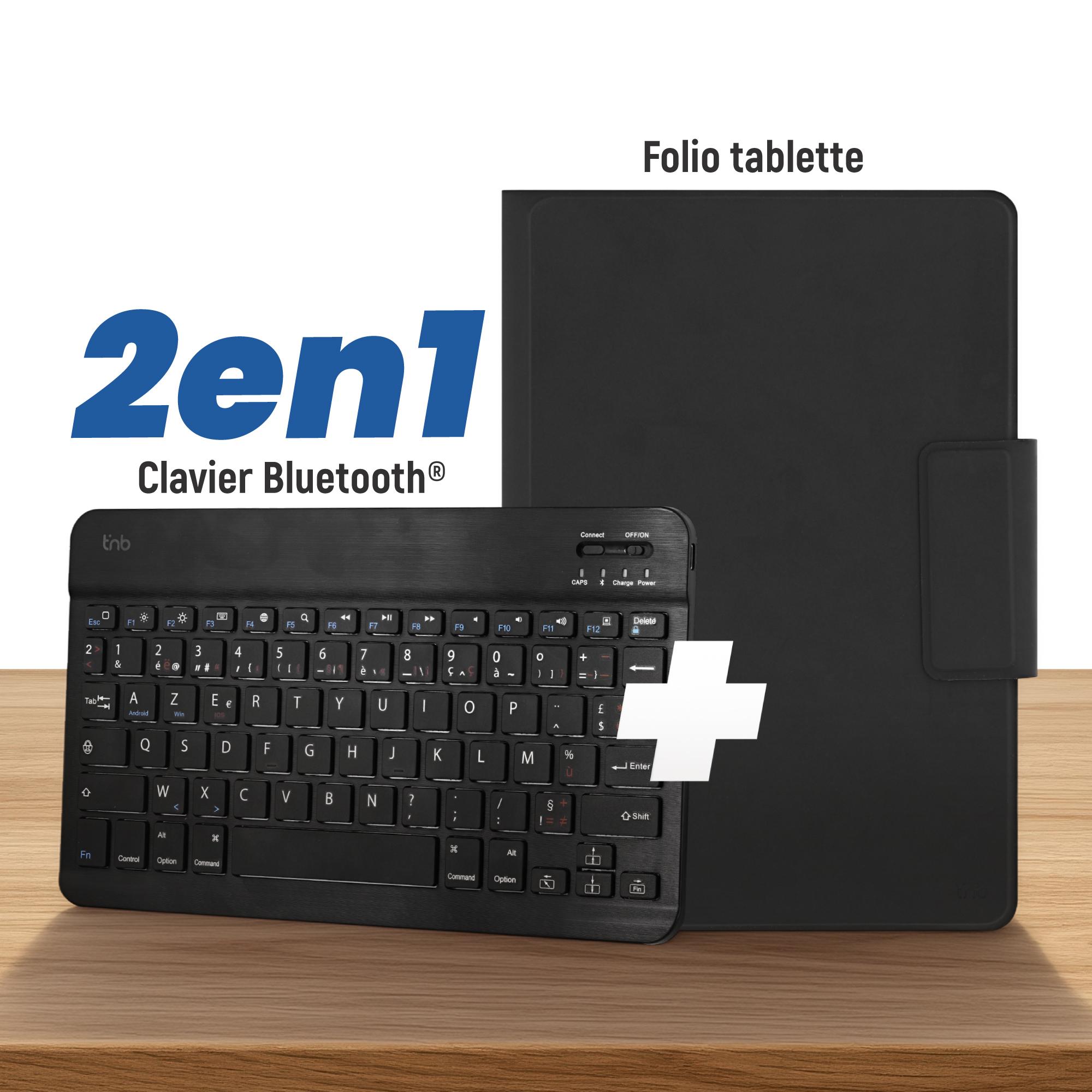 Voir la diapositive 9 : TNB Clavier Folio pour tablette Magnétique