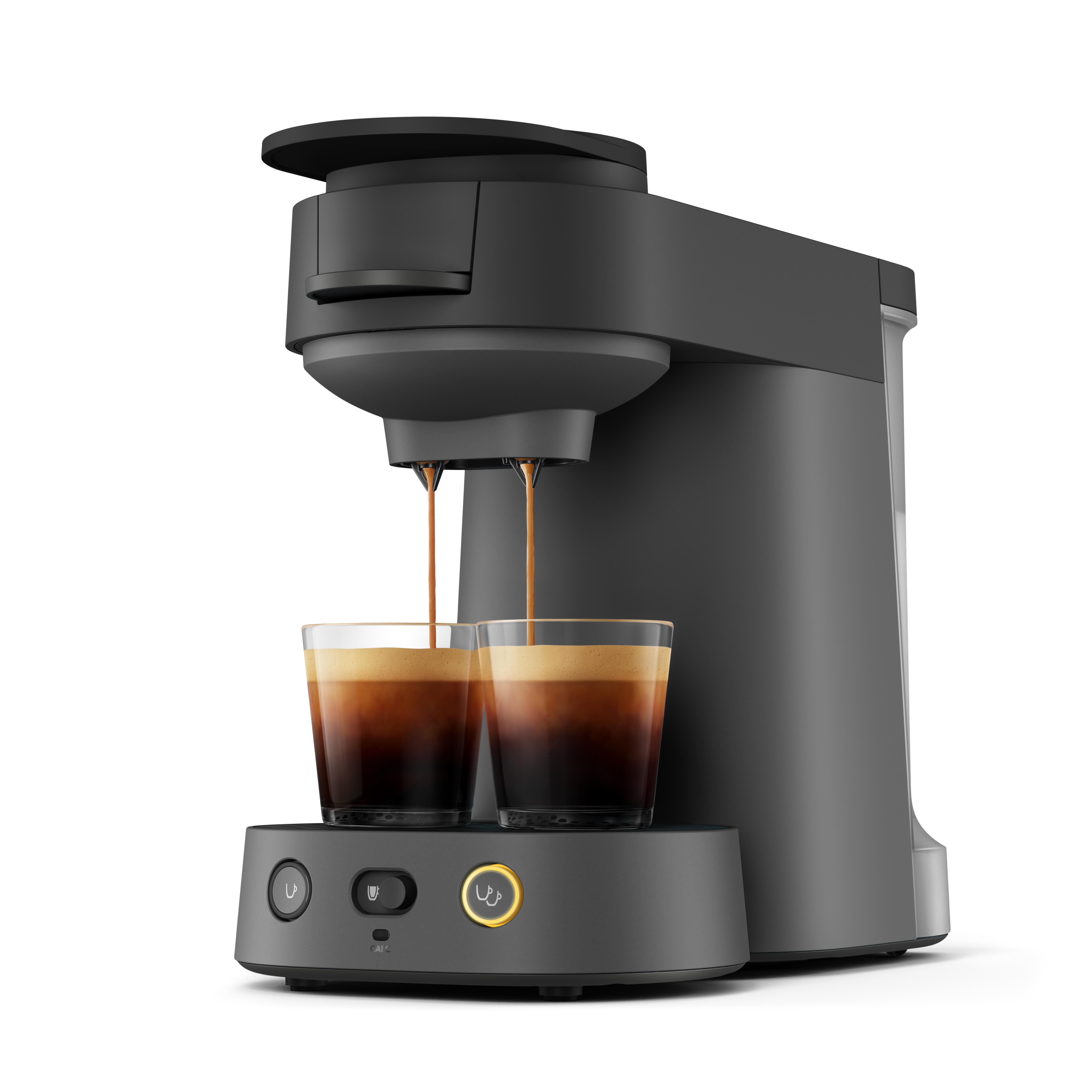 PHILIPS Cafetière à dosettes SENSEO CSA225/01 - Noir carbone