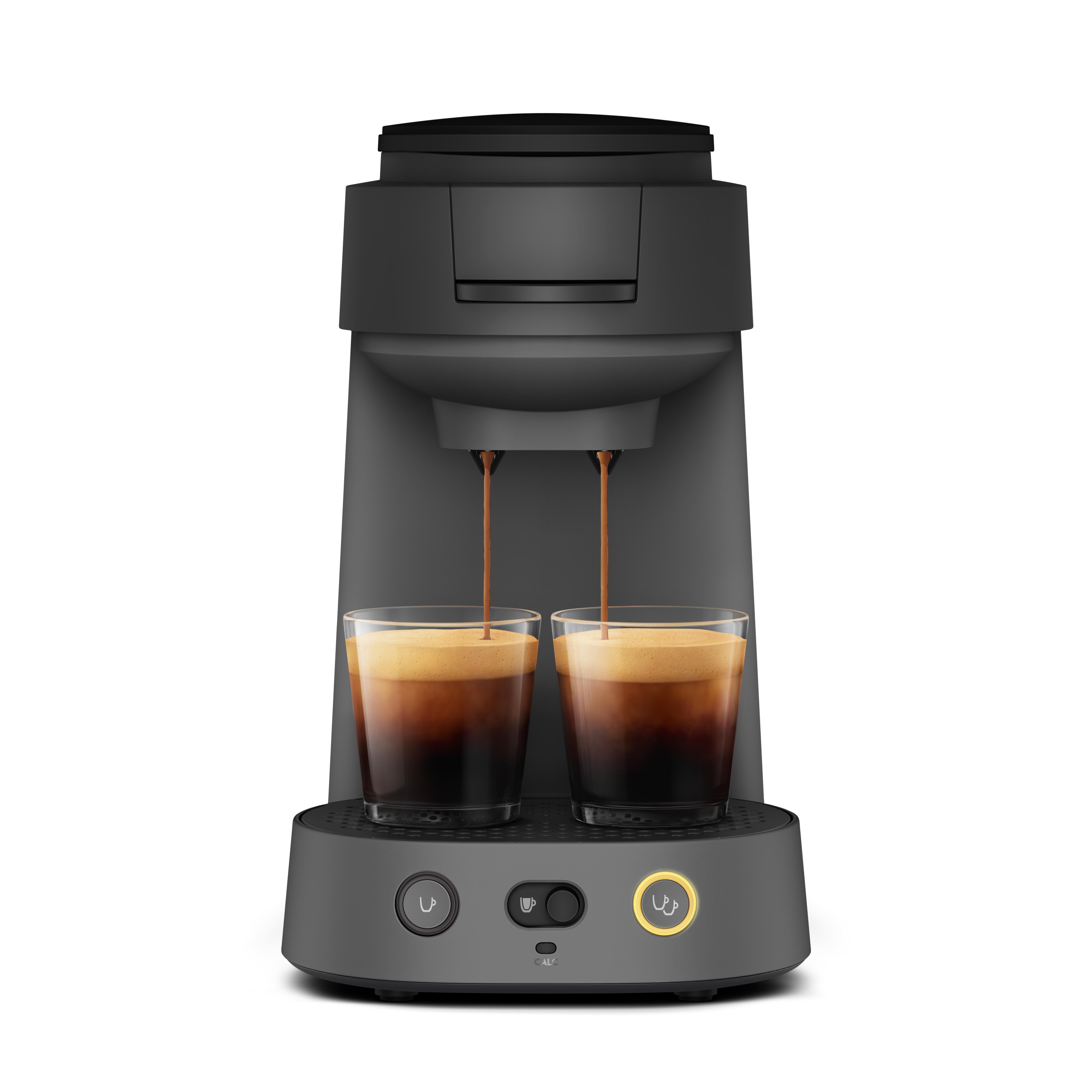 Voir la diapositive 3 : PHILIPS Cafetière à dosettes SENSEO CSA225/01 - Noir carbone
