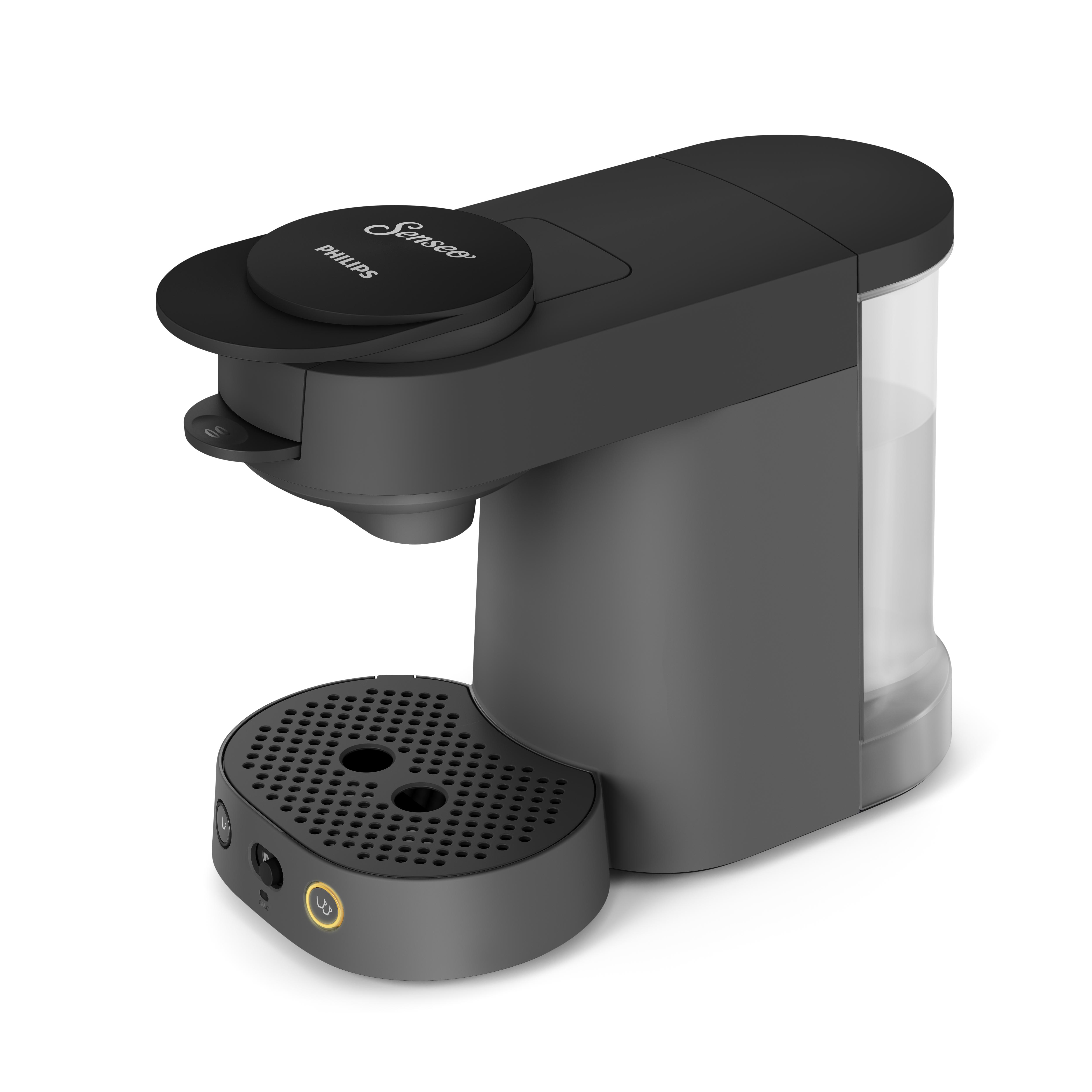 Voir la diapositive 6 : PHILIPS Cafetière à dosettes SENSEO CSA225/01 - Noir carbone