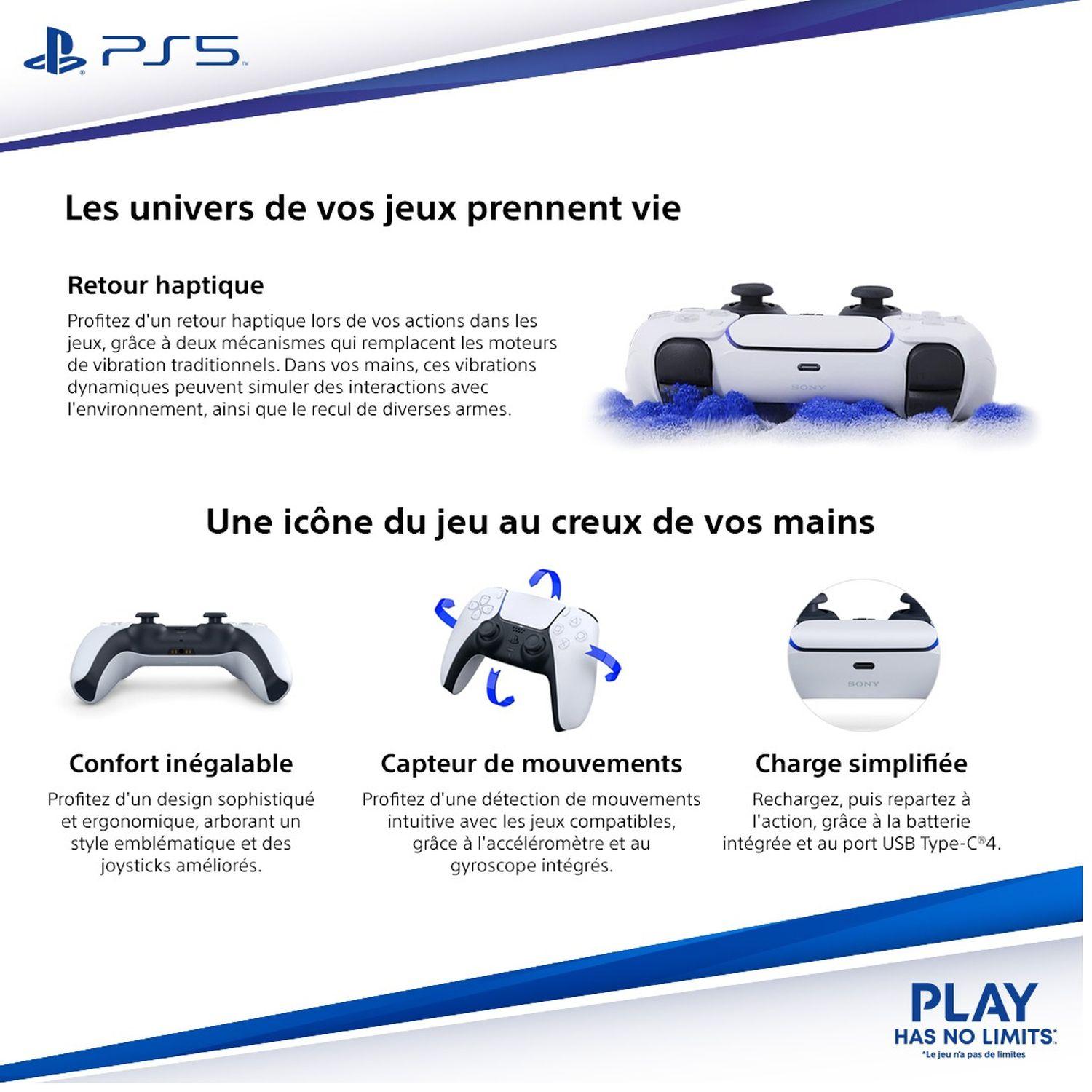 Voir la diapositive 6 : SONY Manette sans fil DualSense – Édition limitée Marvel’s Wolverine