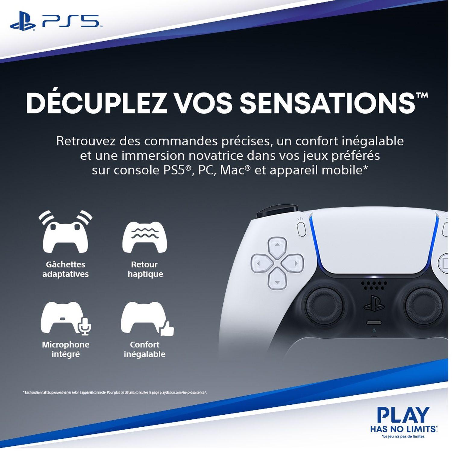 Voir la diapositive 7 : SONY Manette sans fil DualSense – Édition limitée Marvel’s Wolverine
